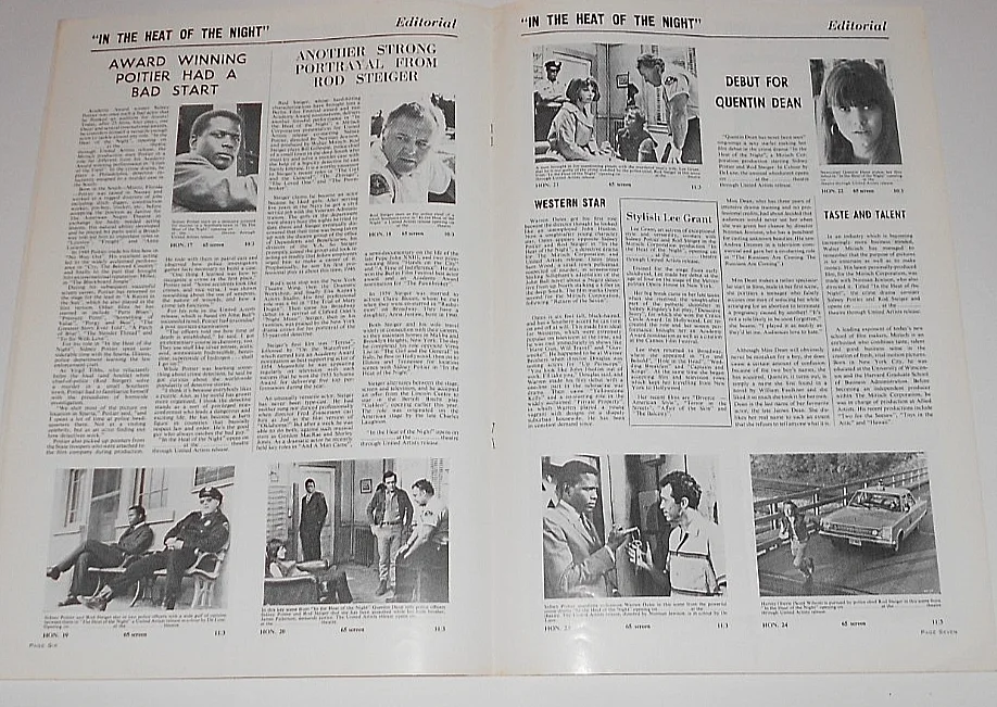 IN THE HEAT OF THE NIGHT. 1950 THRILLER MOVIE. ORIGINAL UK CAMPAIGN PRESS BOOK, изображение 4