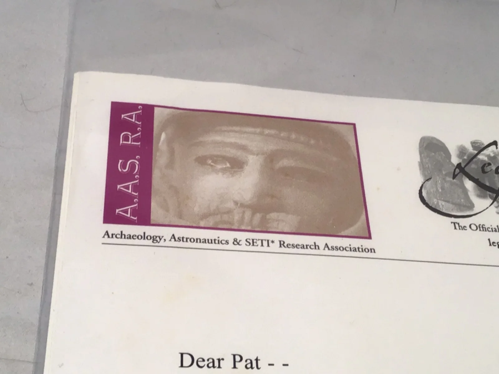 Giorgio Tsoukalos — Giorgio Tsoukalos Letterhead Business Correspondence Signed, image 5