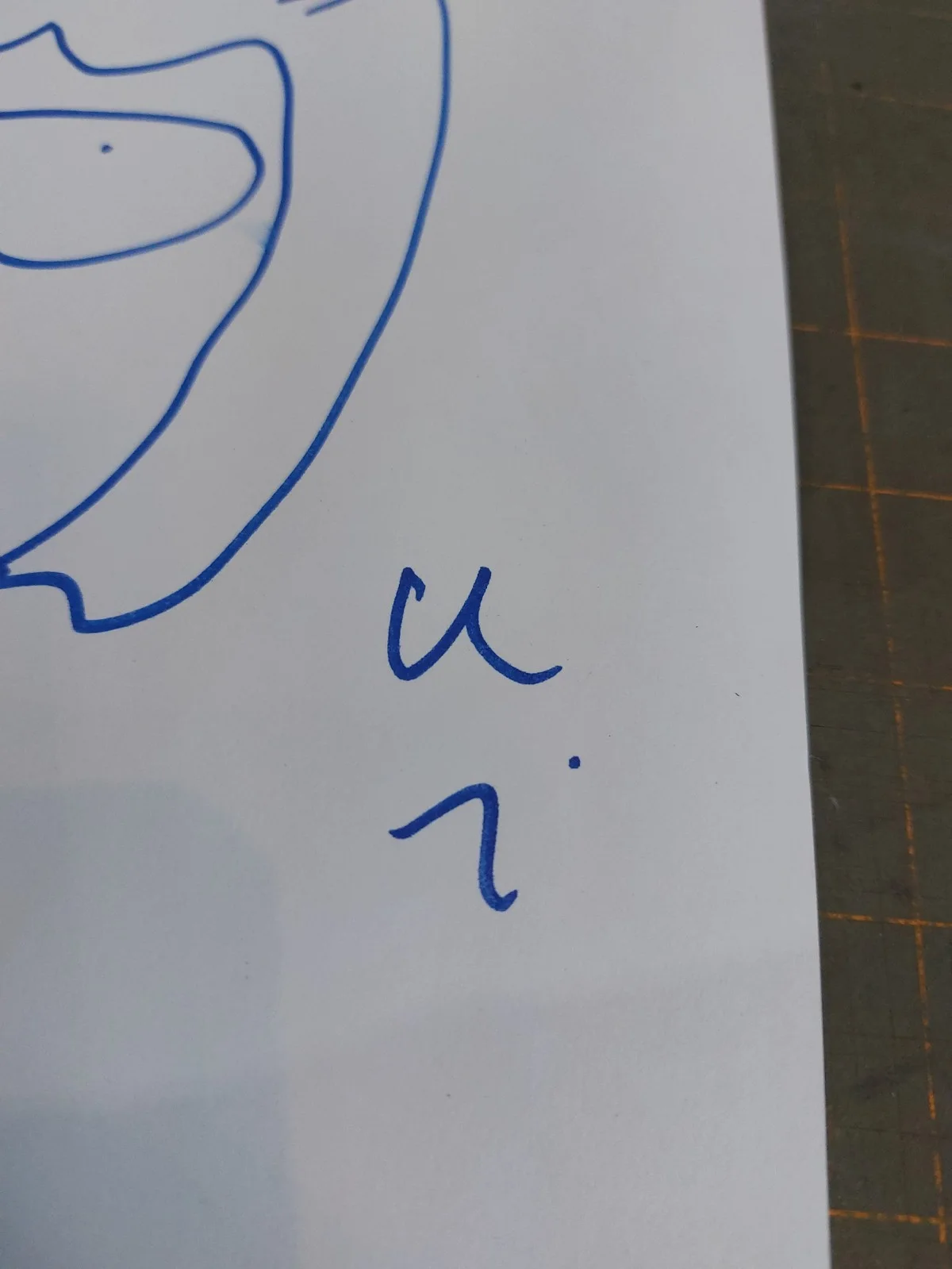 Dan Mintz — Dan Mintz Signed 8.5x11 Paper Sketch Tina Bob's Burger No COA, изображение 2