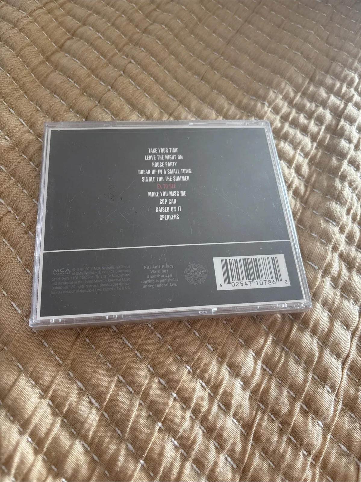 Sealed Sam Hunt Montevallo Autograph CD, image 2