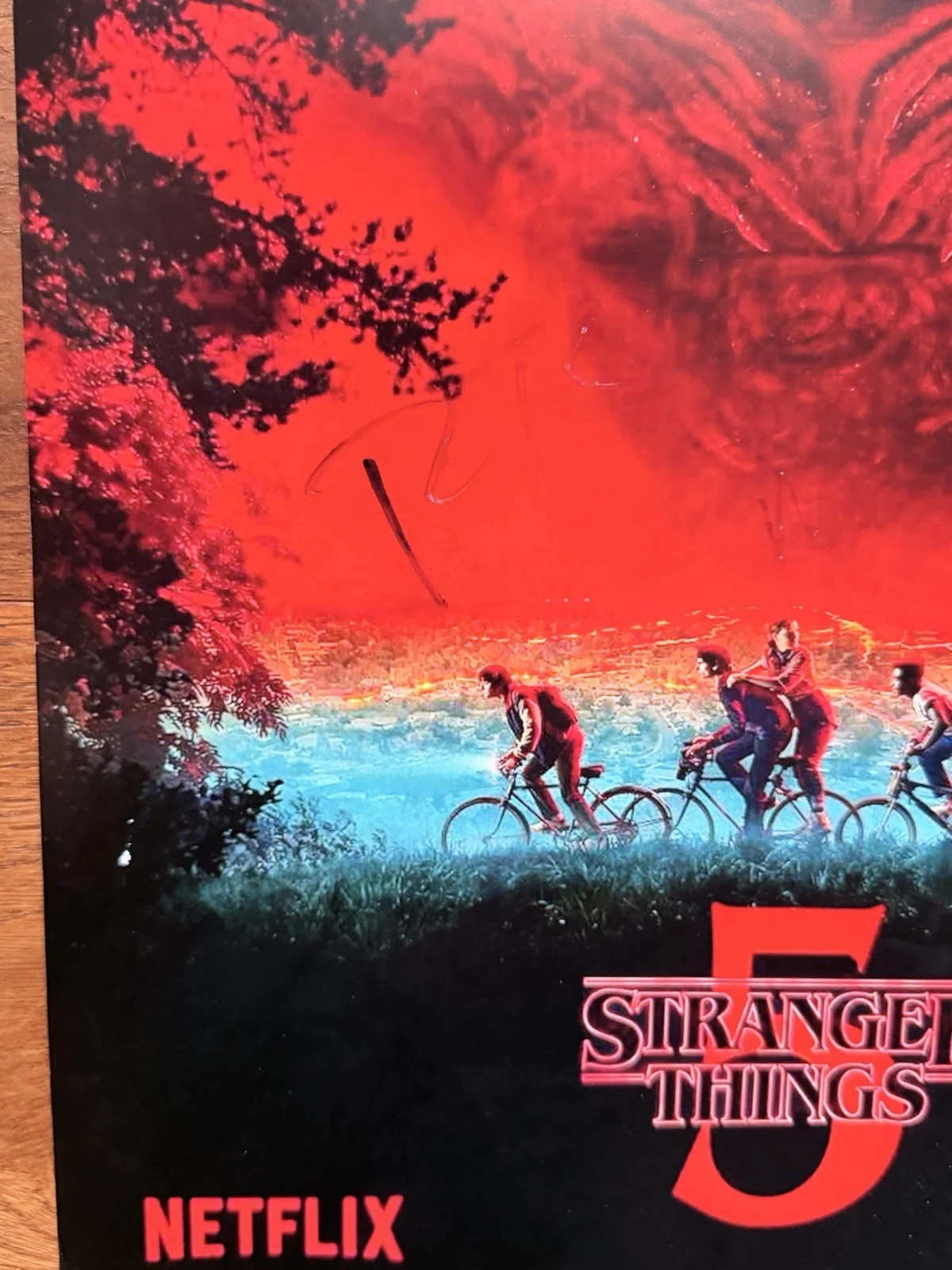 Ross & Matt Duffer Brother Stranger Things Creators Signed 12x18 Poster JSA COA, изображение 3