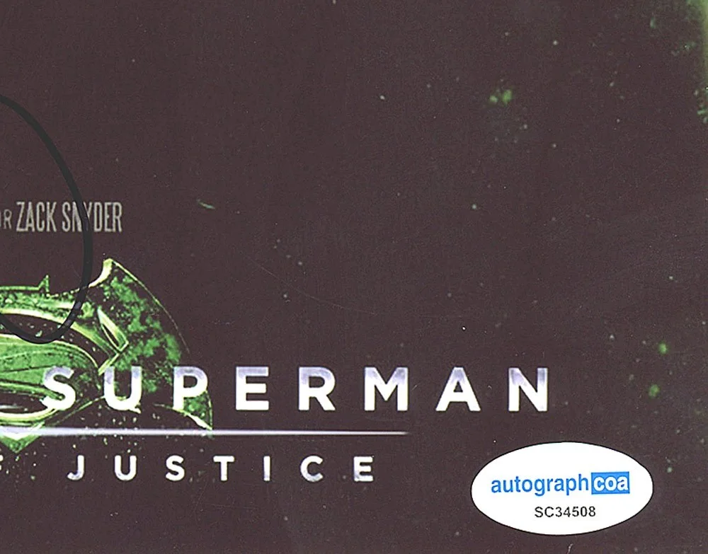 JESSE EISENBERG — Jesse Eisenberg signed "BATMAN v SUPERMAN" 8x10 Photo PROOF Lex Luthor ACOA COA, изображение 5