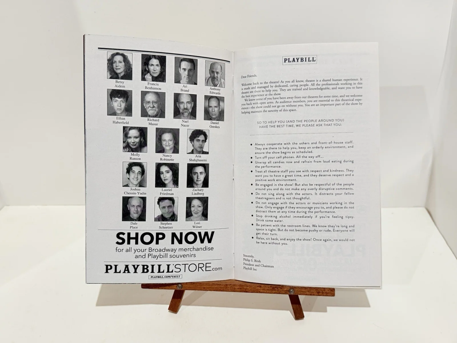 Prayer For The French Republic (CAST SIGNED/AUTOGRAPHED) Broadway Playbill 2024, image 3