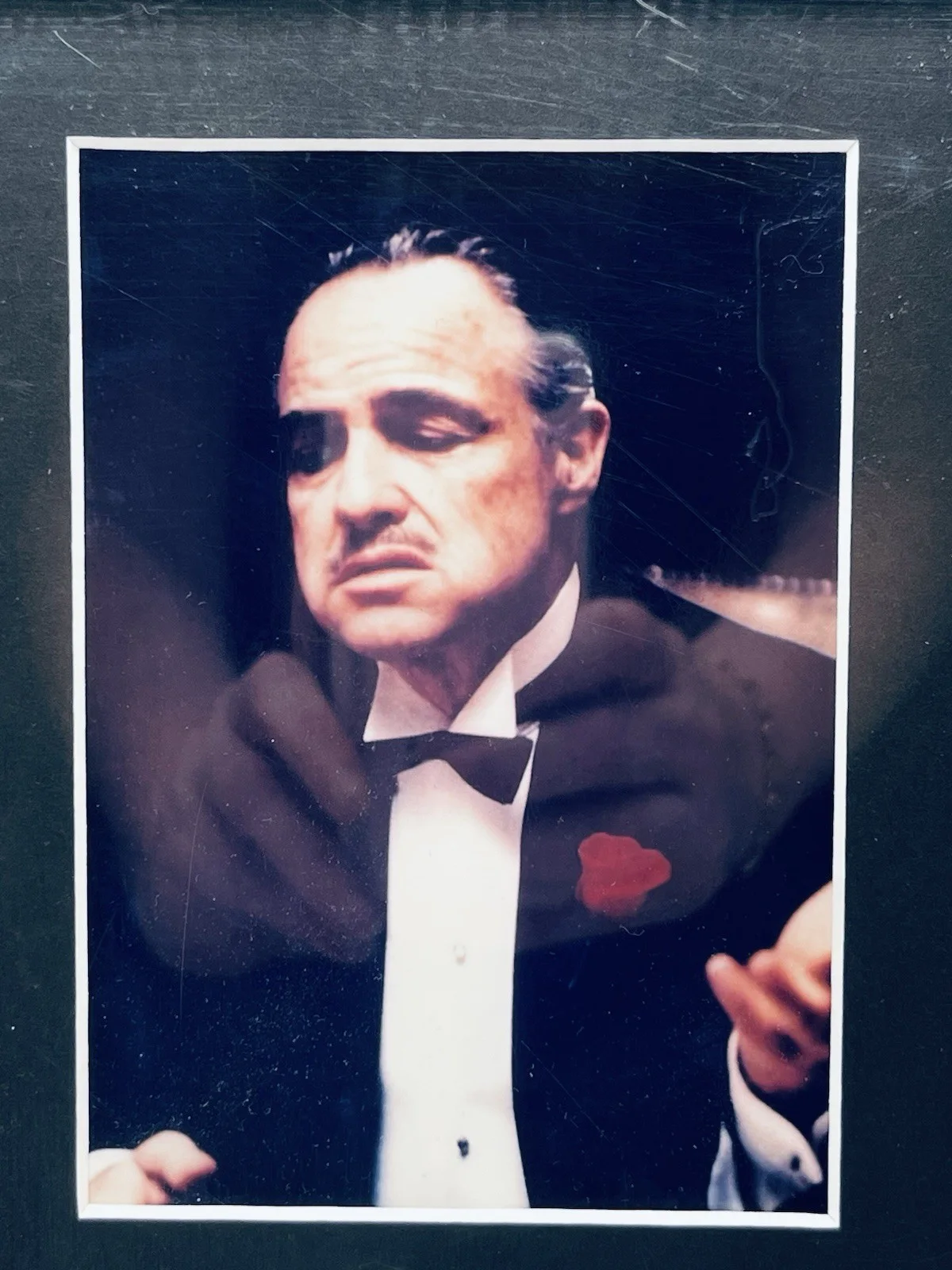 Framed Rye By Post Ltd The Godfather . 35mm Film Cell With COA Mounted Display, изображение 2