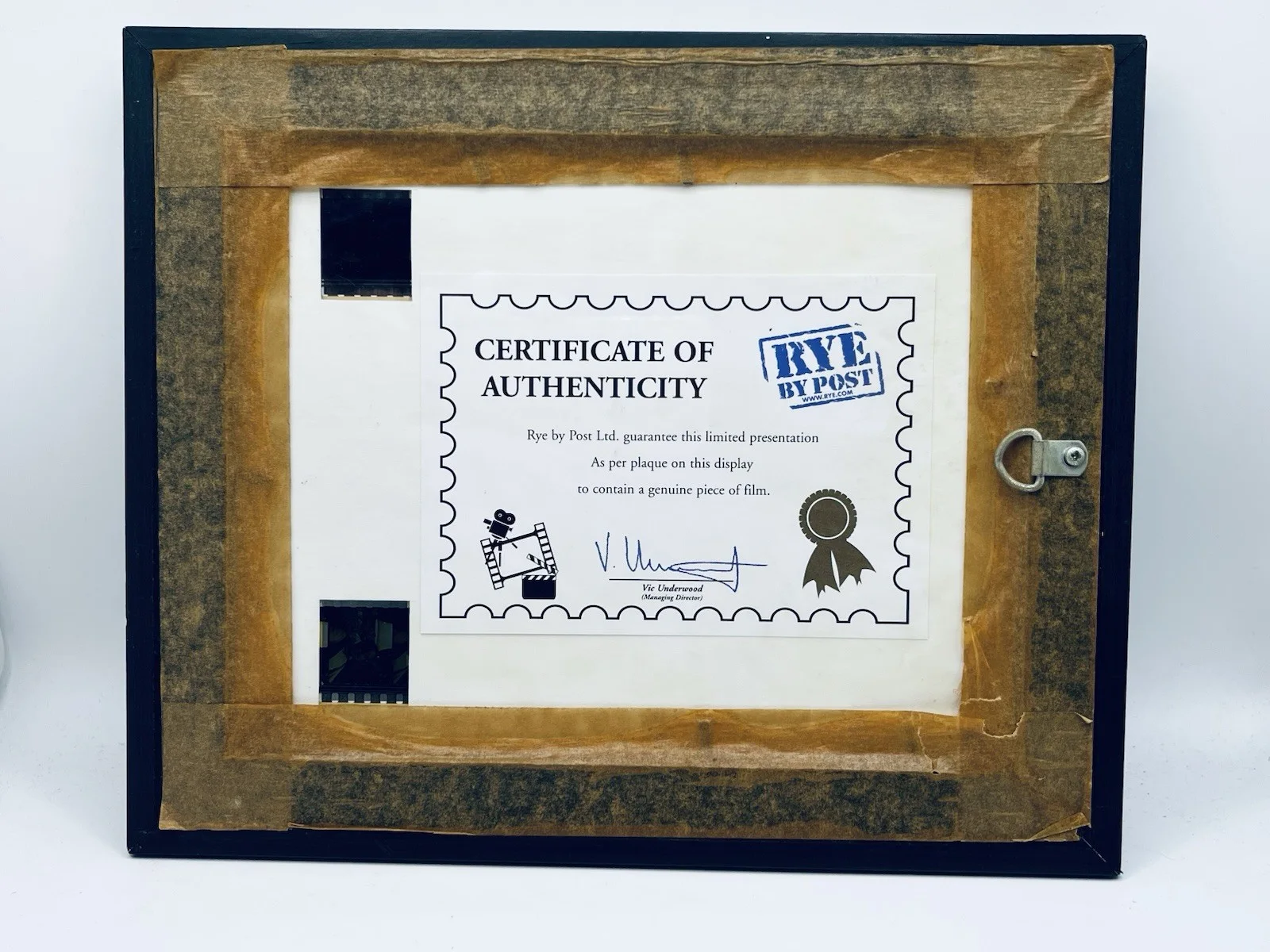 Framed Rye By Post Ltd The Godfather . 35mm Film Cell With COA Mounted Display, изображение 4