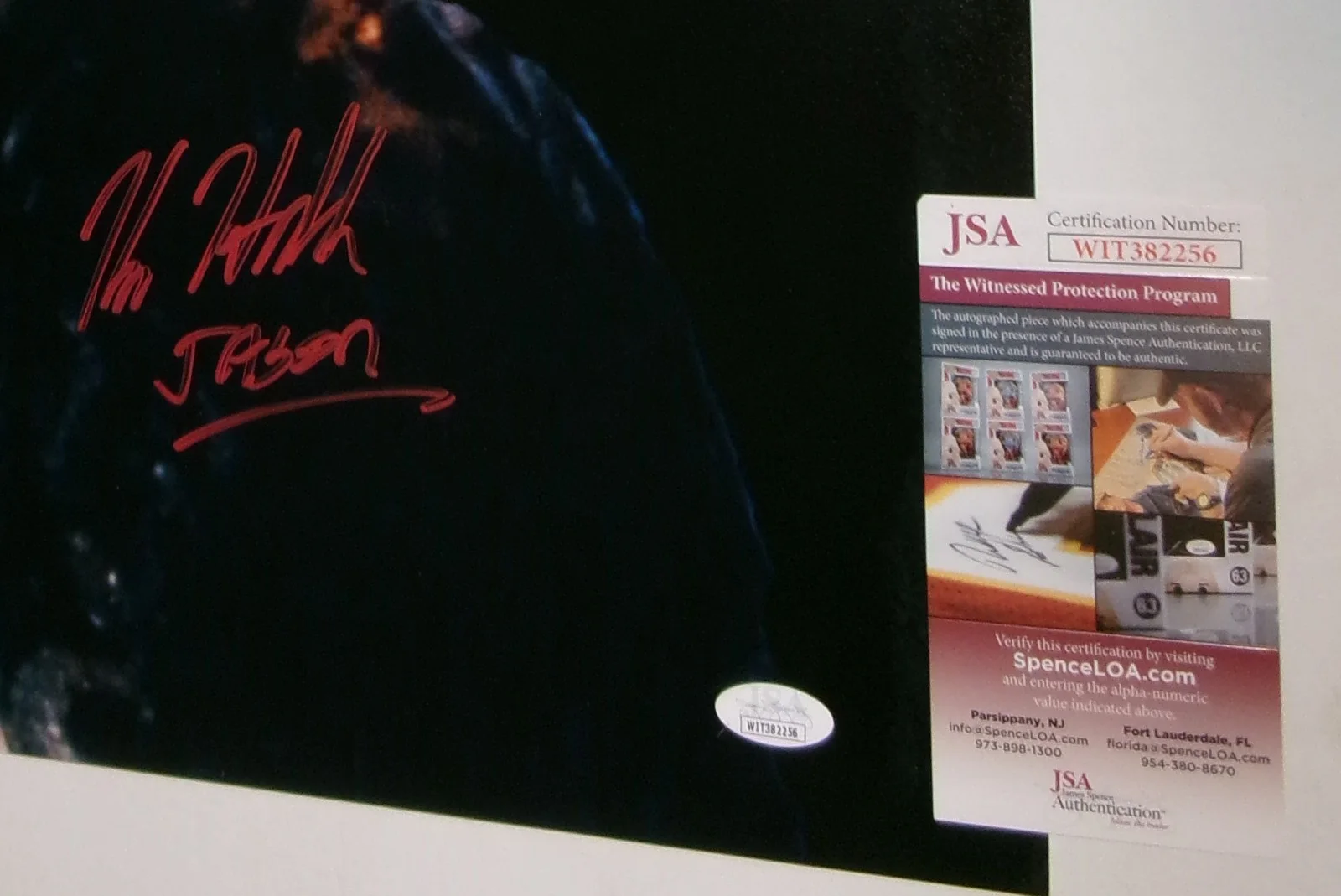Jason Movie Franchise Kane Hodder Signed 16X20 Photo JSA WITNESS, изображение 2