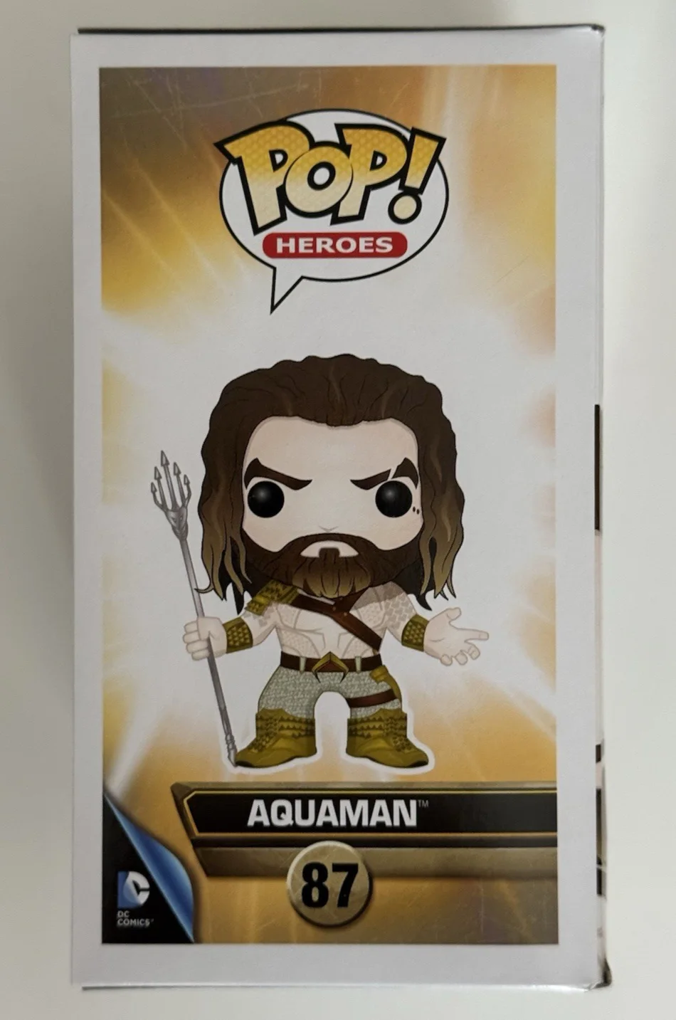 Jason Momoa — Jason Momoa signed Aquman Batman vs Superman Funko Pop #87 Beckett BAS autograph, изображение 5