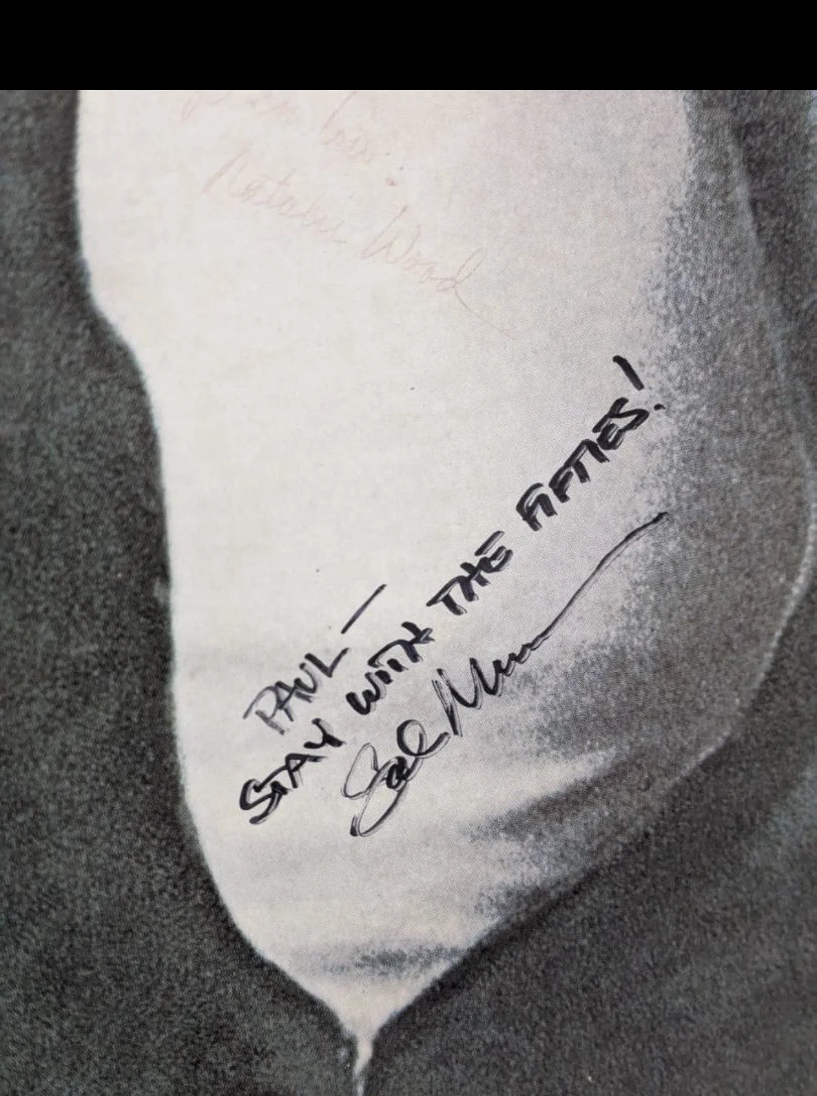 Sal Mineo — James Dean Full Size Cutout Autographed By Sal Mineo, Vintage Authentic Auto.!