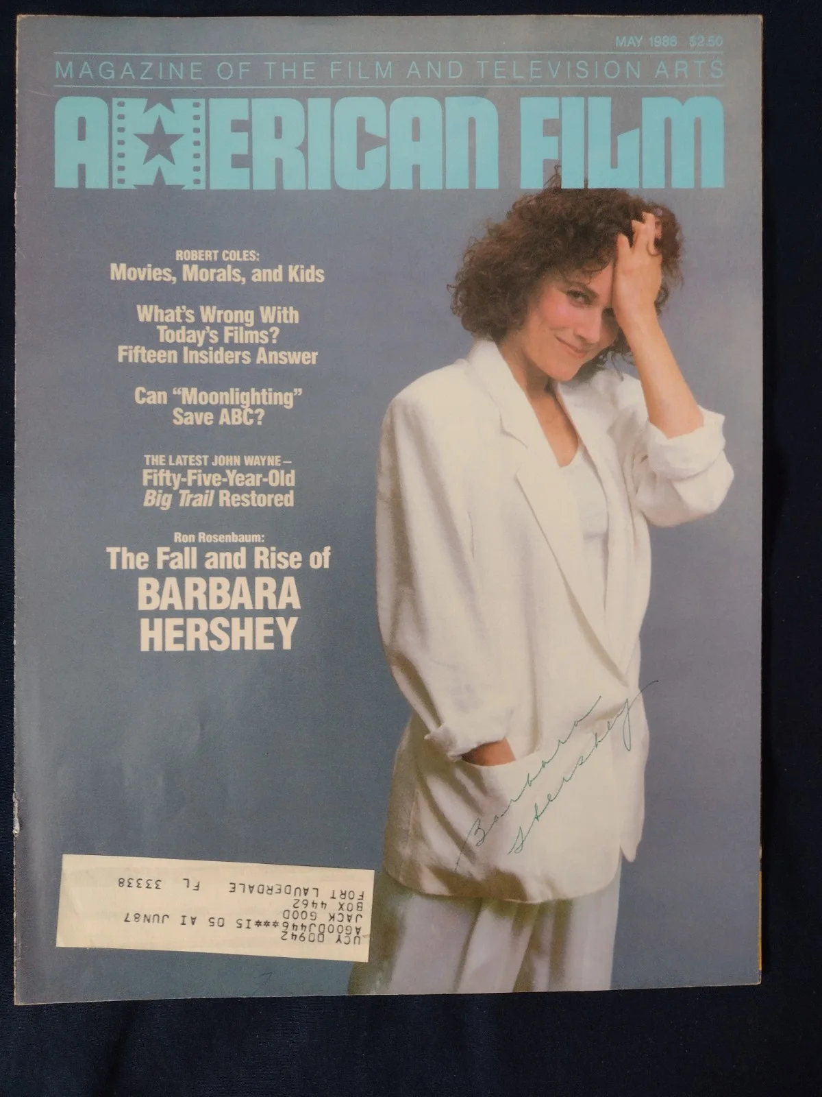 4 Autographed Magazine Covers Barbara Hershey Jans Semore Haley Mills +1, image 2