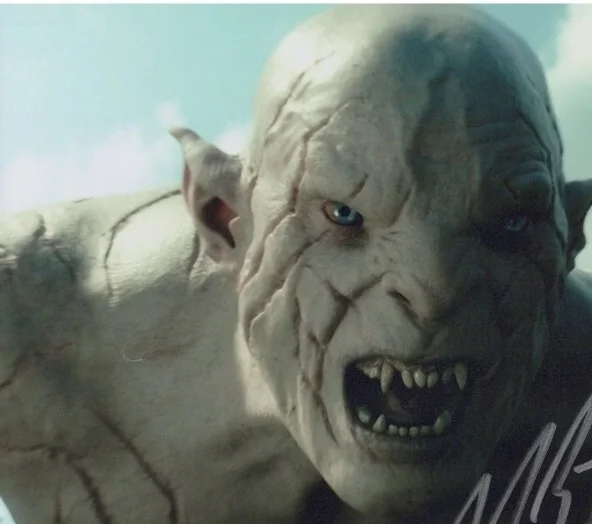 Manu Bennett — MANU BENNETT - 'Azog' In The Hobbit: The Desolation Of Smaug Signed 8x10 W/COA, image 3