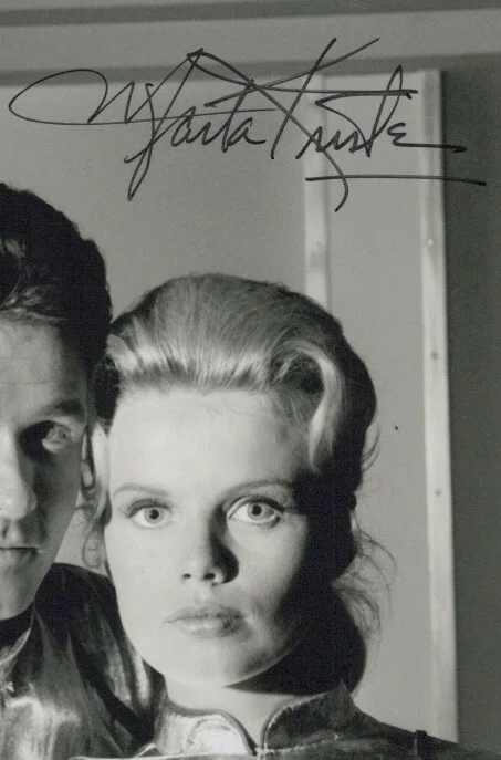 Mark Goddard, Marta Kristen — TV's "Lost In Space" MARK GODDARD & MARTA KRISTAN Signed 8x10 B&W Photo W/COA, изображение 2