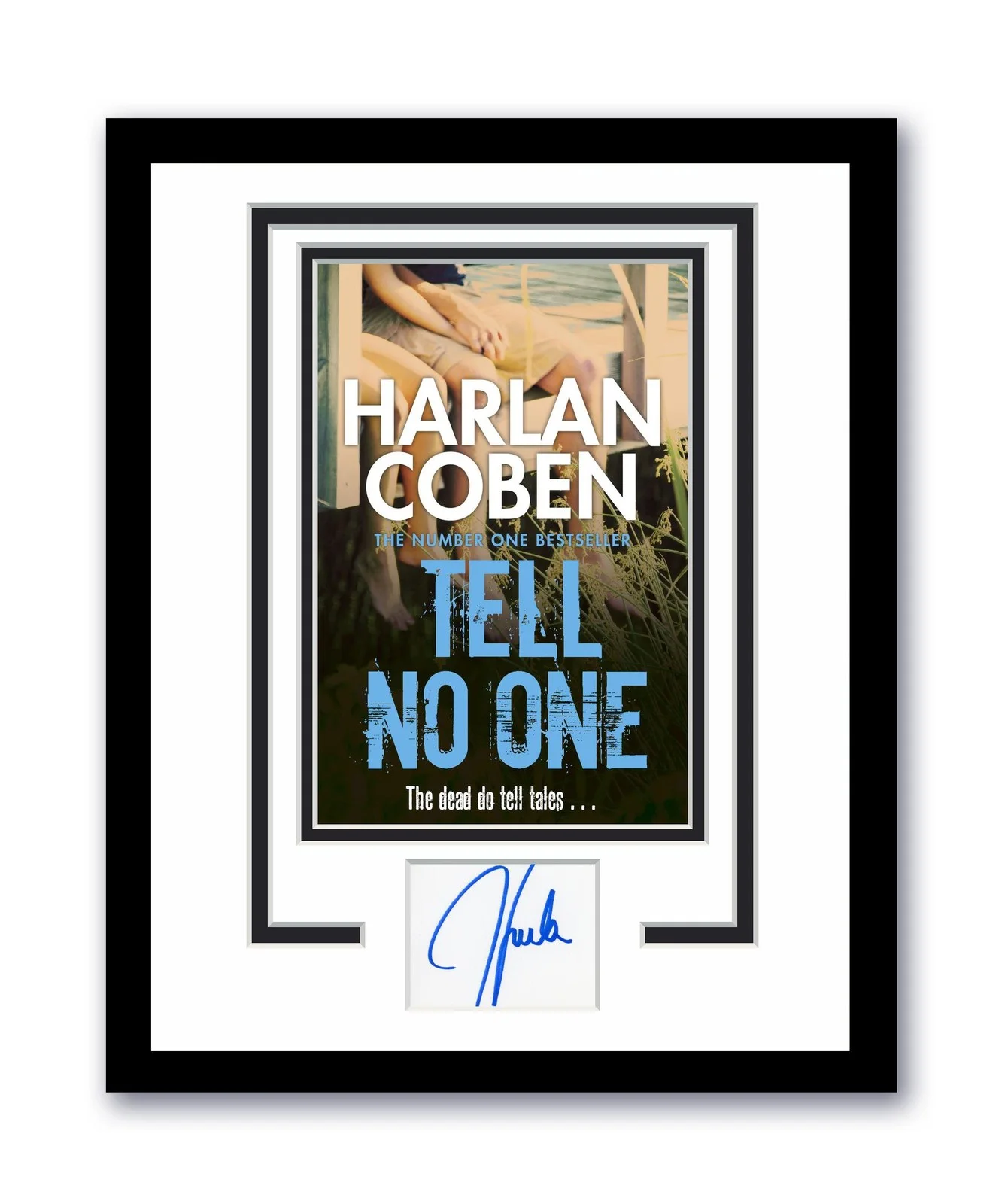 Harlan Coben — Tell No One Harlan Coben Autographed Signed 11x14 Framed Photo ACOA