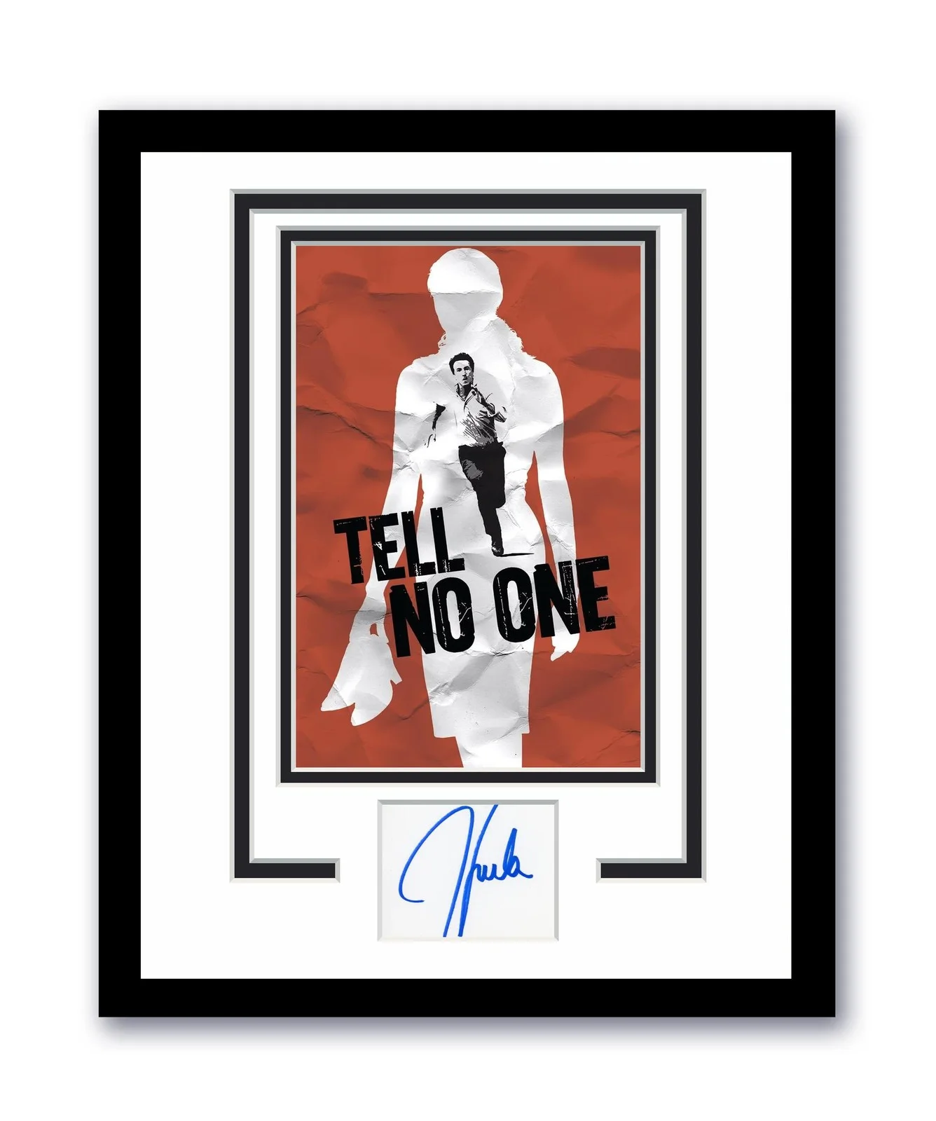 Harlan Coben — Tell No One Harlan Coben Autographed Signed 11x14 Framed Photo ACOA