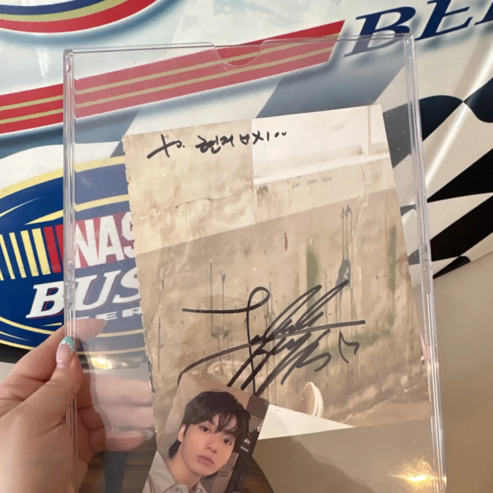 Autographed Original Music Memorabilia Photo Card with Handwritten Note, Signed, изображение 3