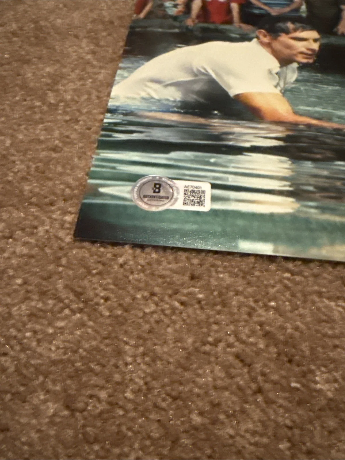 BESS ARMSTRONG SIGNED 8X10 PHOTO BECKETT BAS COA HIGH ROAD TO CHINA JAWS 3D, image 2