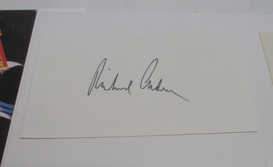 5 FORBIDDEN PLANET Autographs LESLIE NIELSEN Anne Frances etc... w/ COA CM5803, image 2