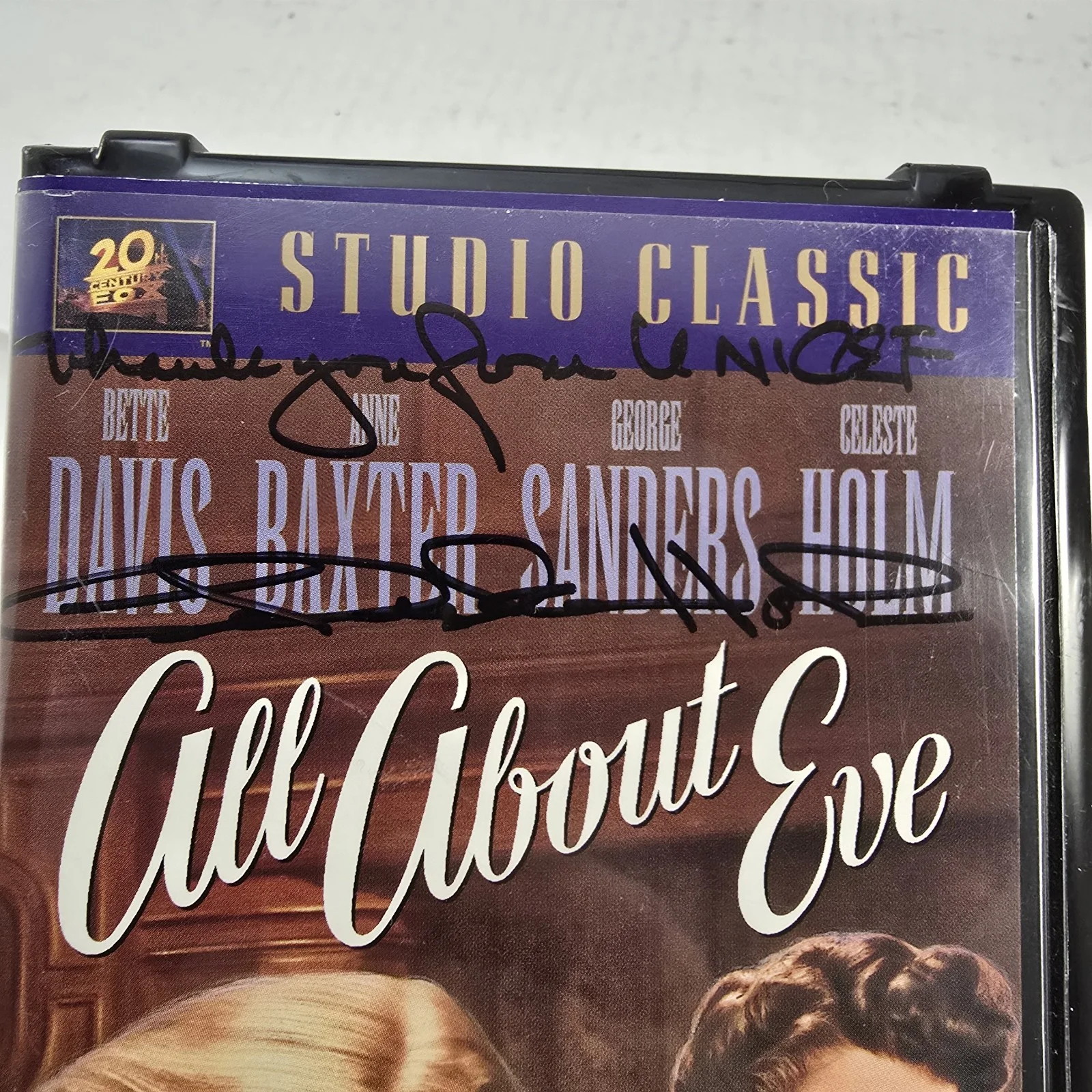 Celeste Holms — Signed All About Eve Studio Classic VHS Celeste Holm – Classic Film Autograph, изображение 2