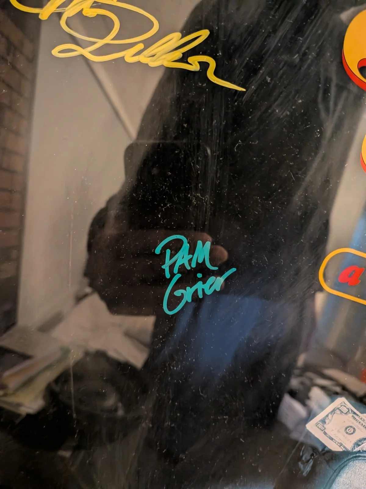 Pam Grier, Samuel L. Jackson, Robert Forster, Michael Keaton, and — 1997 Jackie Brown Original Autographed Movie Poster "Pam Grier & Cast" w/o COA, изображение 4