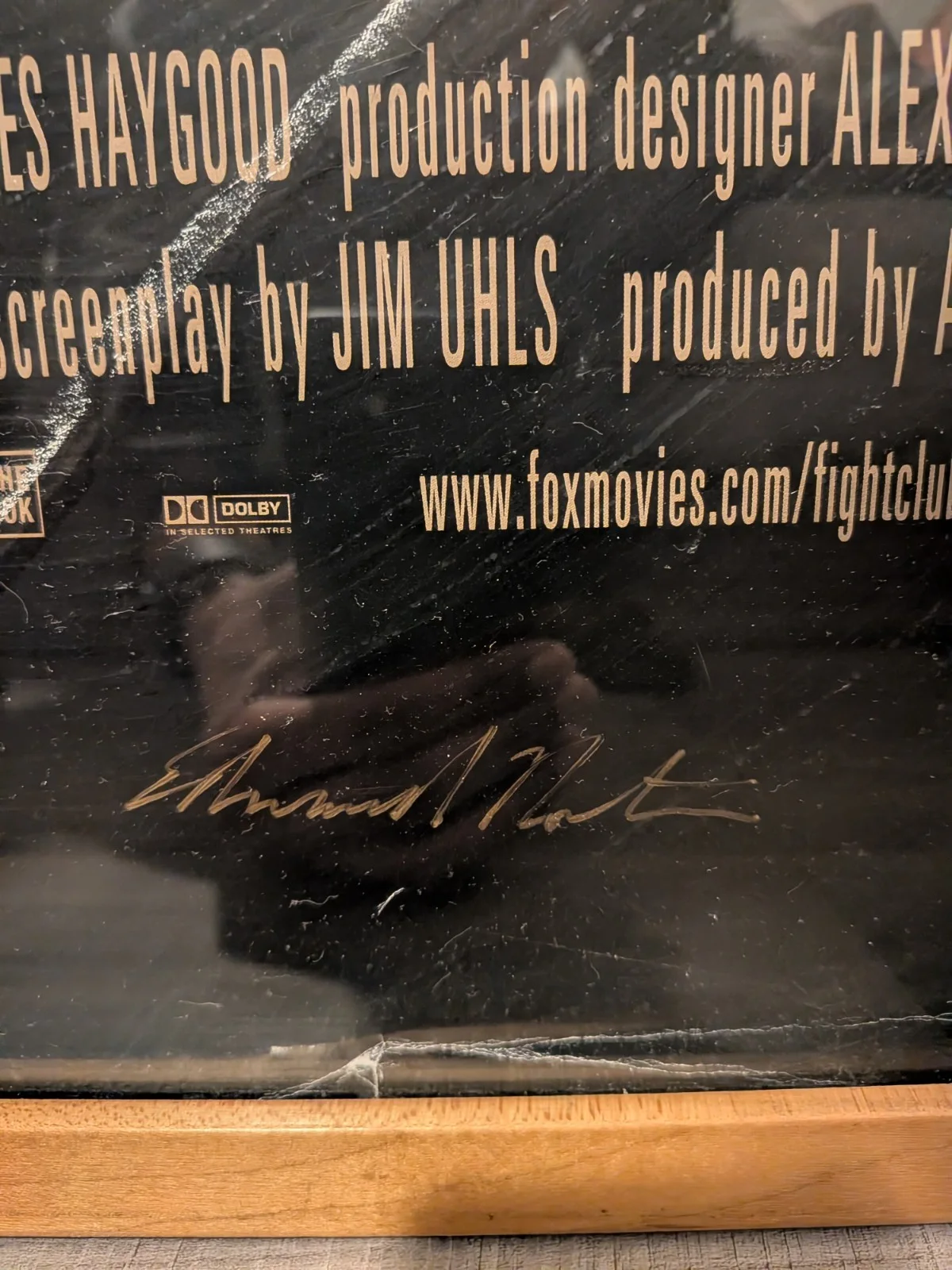 Helena Bonham Carter, Meat Loaf, Edward Norton — 1999 Fight Club Autographed Movie Poster Signed by Carter, Norton, Meat Loaf, изображение 5