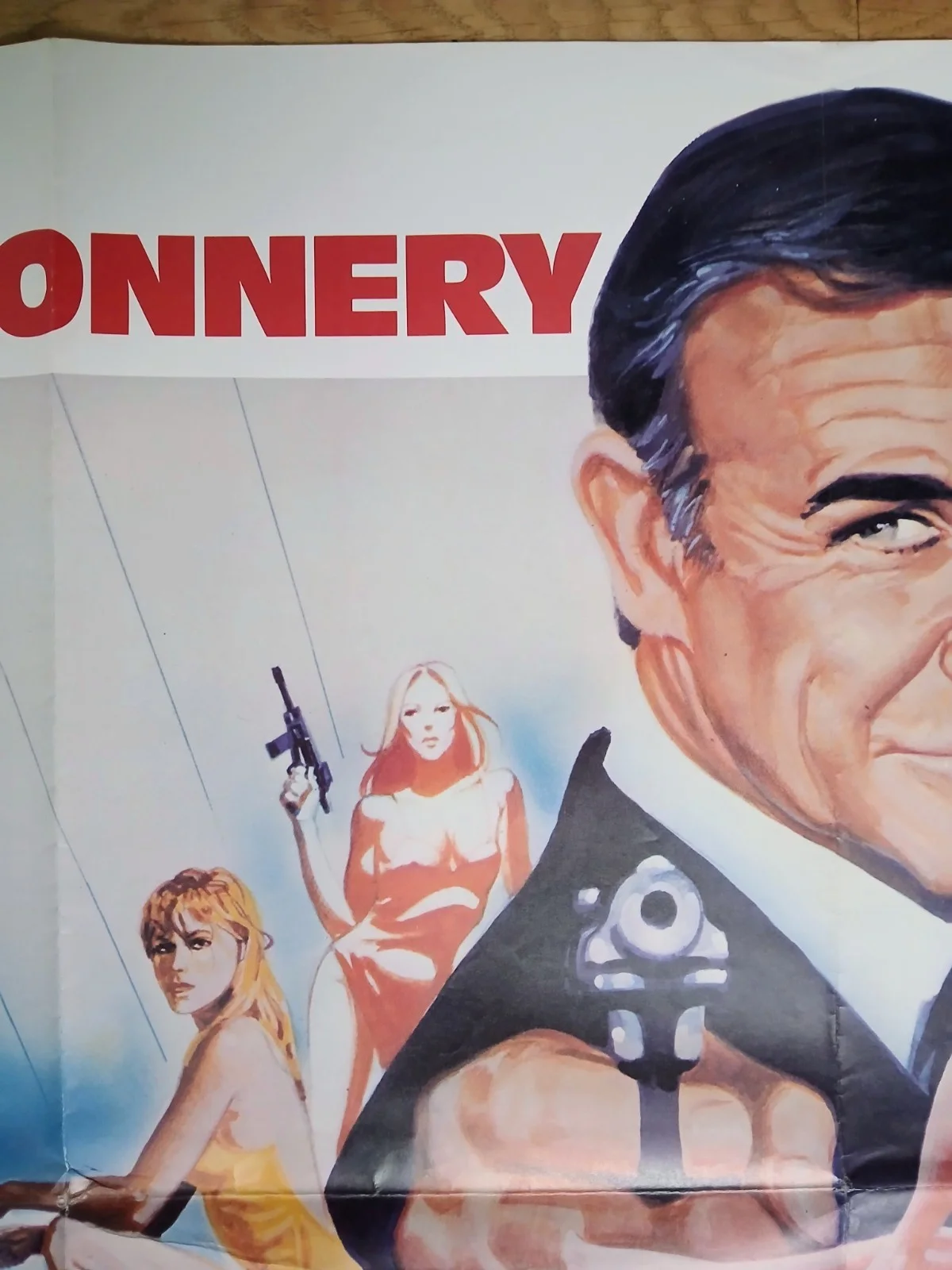 NEVER SAY NEVER AGAIN (1983) original quad poster - Sean Connery -James Bond 007, изображение 3