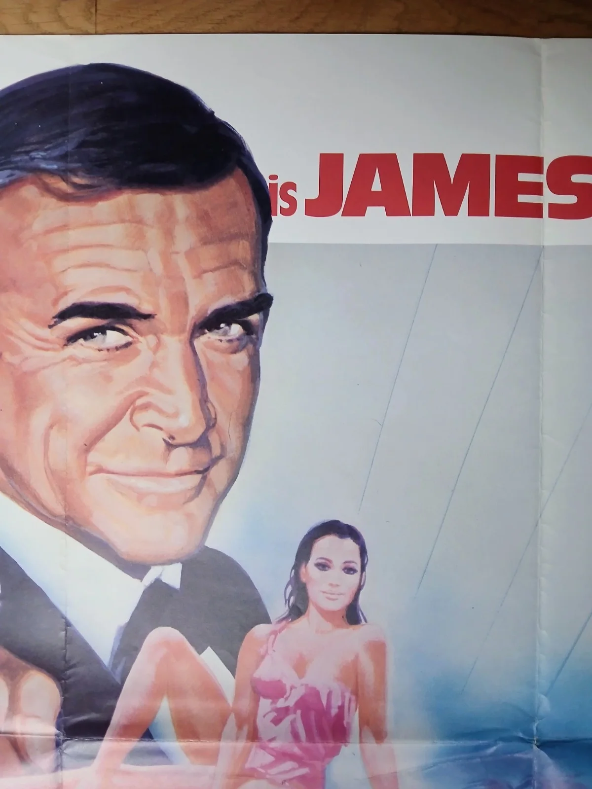 NEVER SAY NEVER AGAIN (1983) original quad poster - Sean Connery -James Bond 007, изображение 4