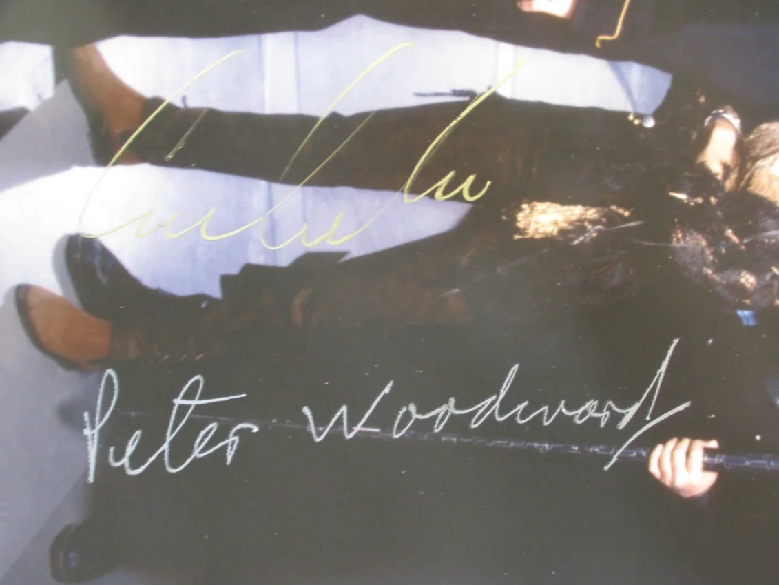 SIGNED X5 PHOTO 1999 CRUDASE TV Series DANIEL DAE KIM Peter Woodward COA CM5792, изображение 3
