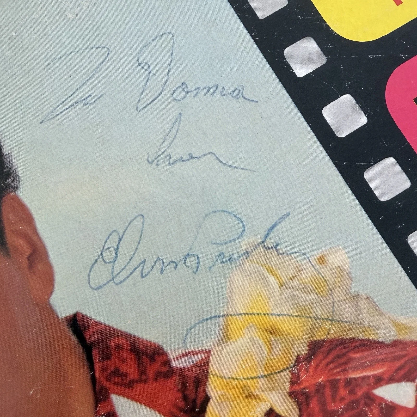 Elvis Presley Signed Blue Hawaii Record Album Cover JSA LOA Music Icon RARE, изображение 2
