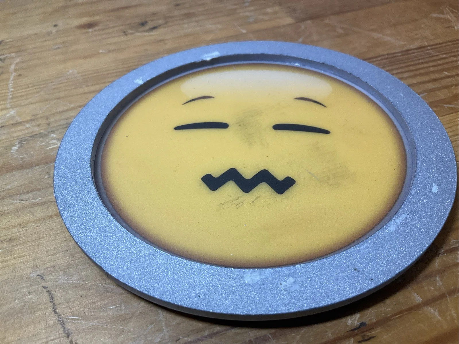 Doctor Who Screen Used Prop - Emoji Disc - Smile, image 2