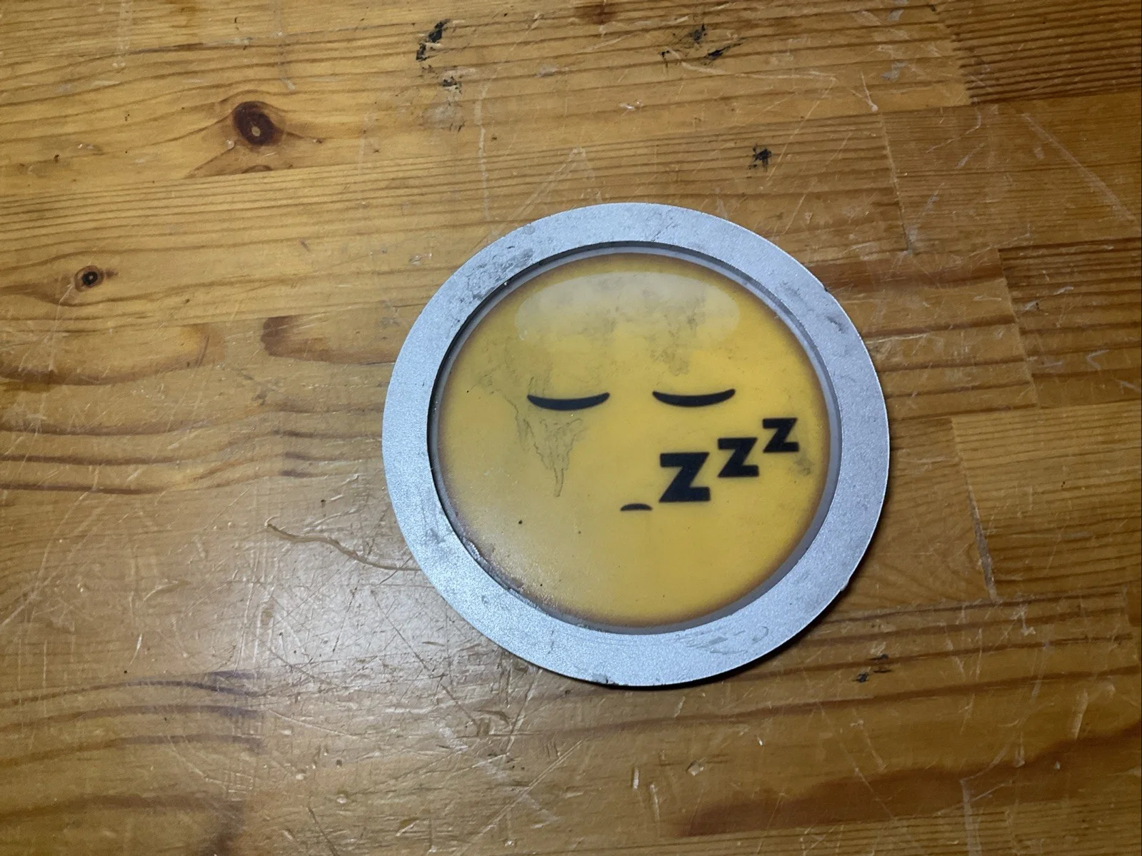Doctor Who Screen Used Prop - Emoji Disc - Smile, image 2