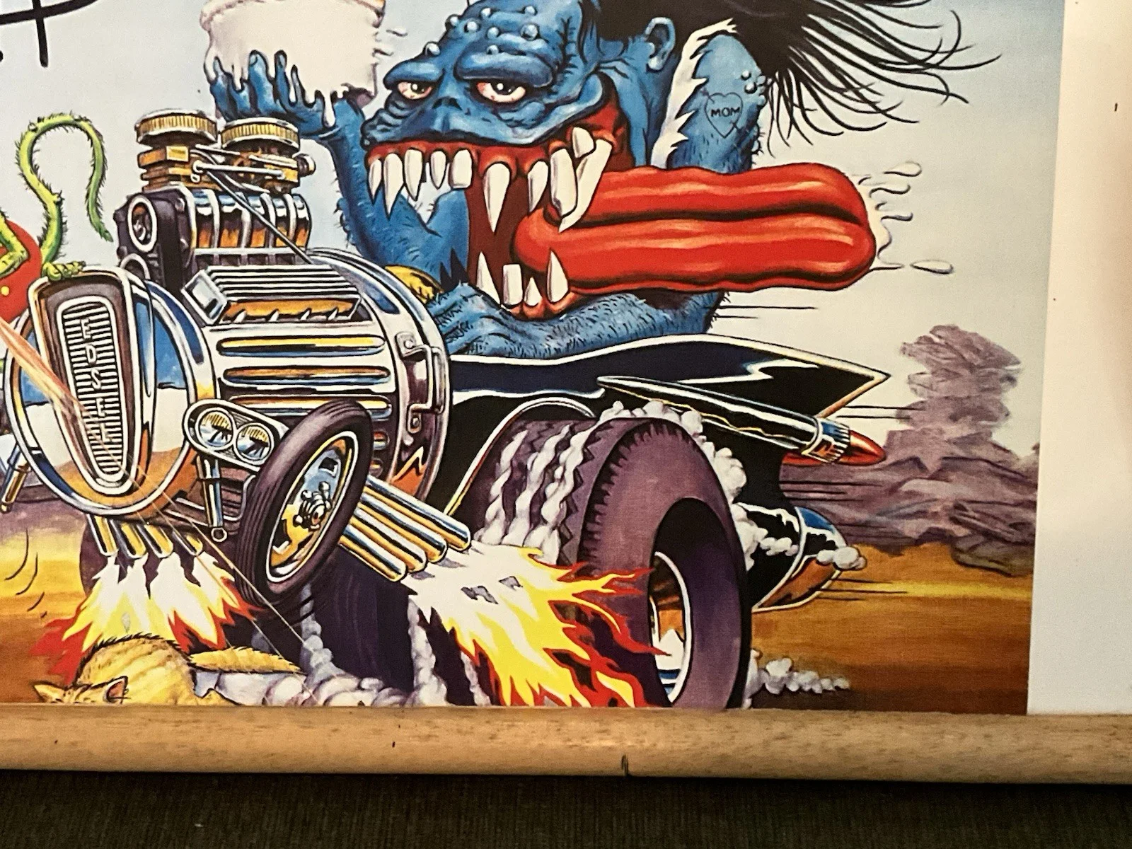 Ed Big Daddy Roth Signed Poster, Junk Yard Kid & Rat Fink, изображение 5