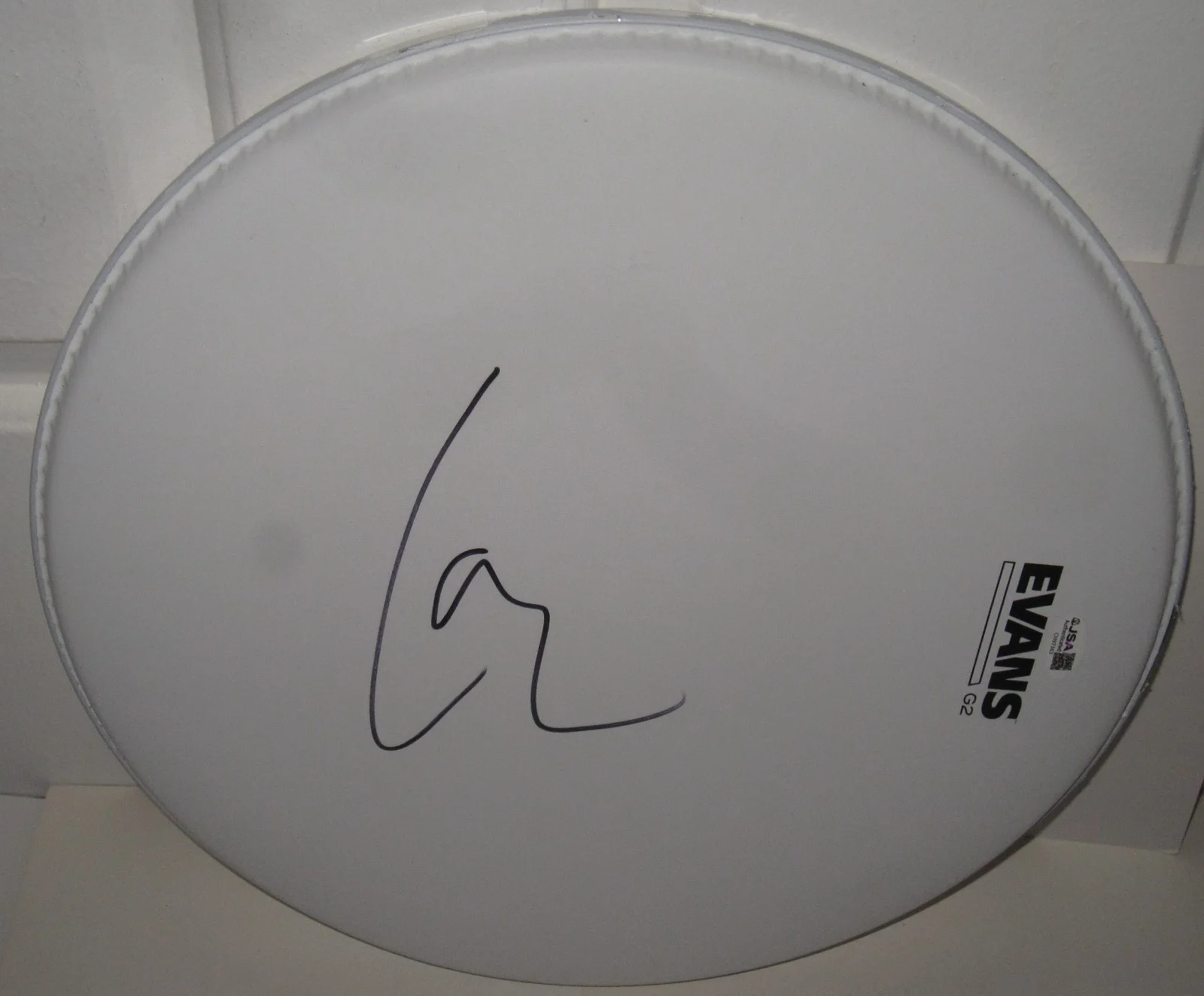 LARS ULRICH SIGNED DRUMHEAD METALLICA AUTOGRAPH ROCK HEAVY METAL JSA COA, изображение 3