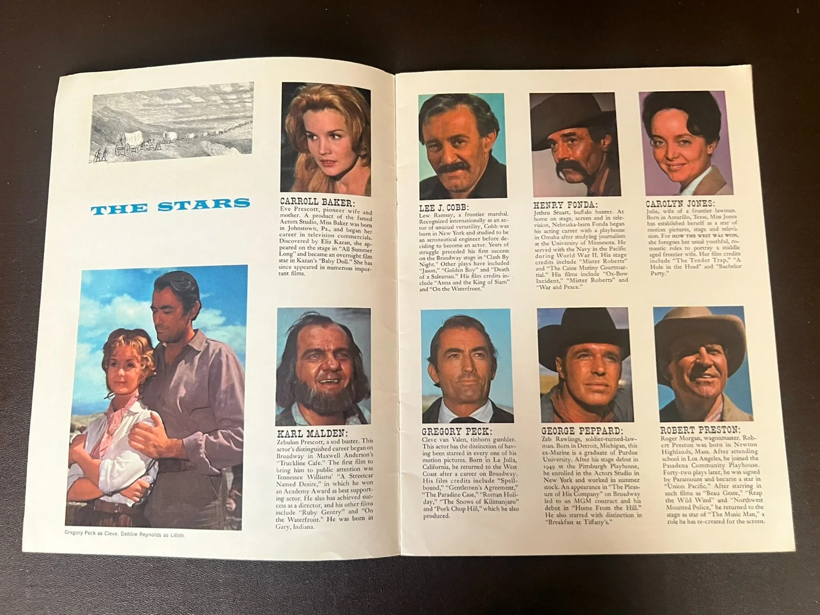 HOW THE WEST WAS WON 1962 movie program SOUVENIR BROCHURE PROGRAMME vintage, image 3