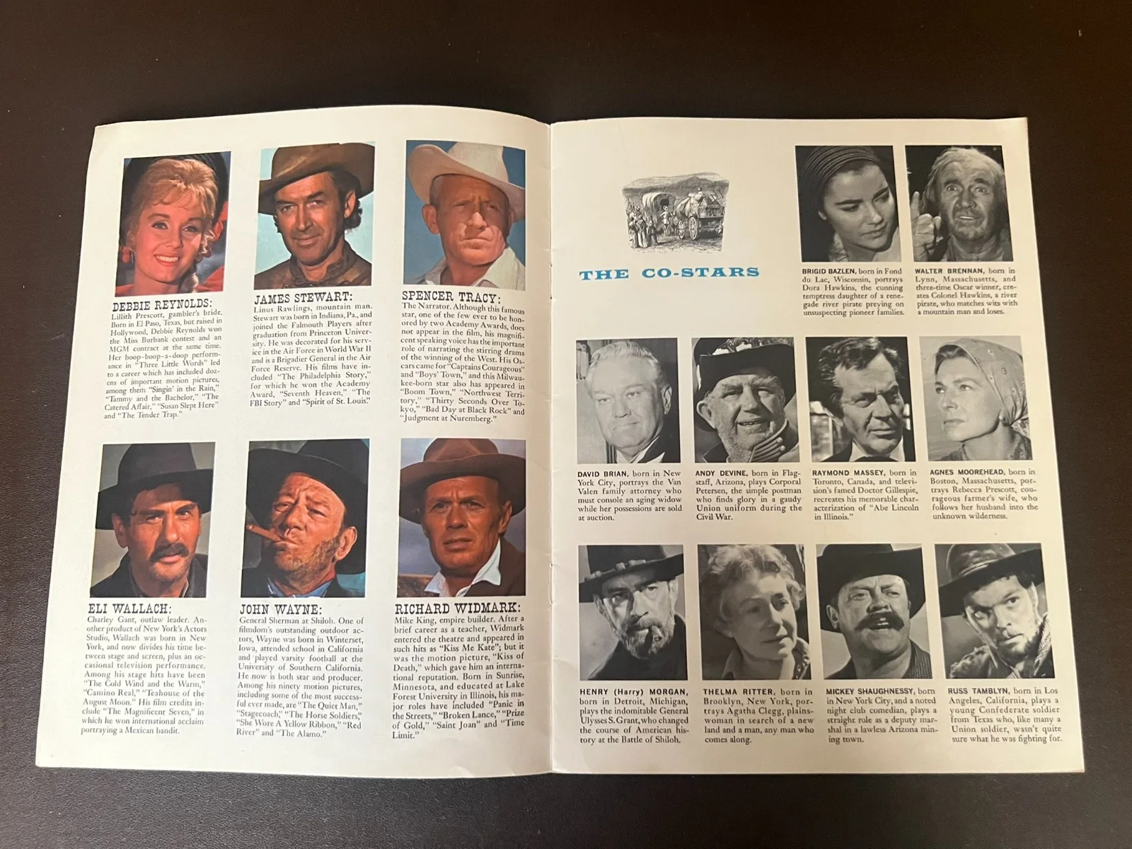 HOW THE WEST WAS WON 1962 movie program SOUVENIR BROCHURE PROGRAMME vintage, image 4