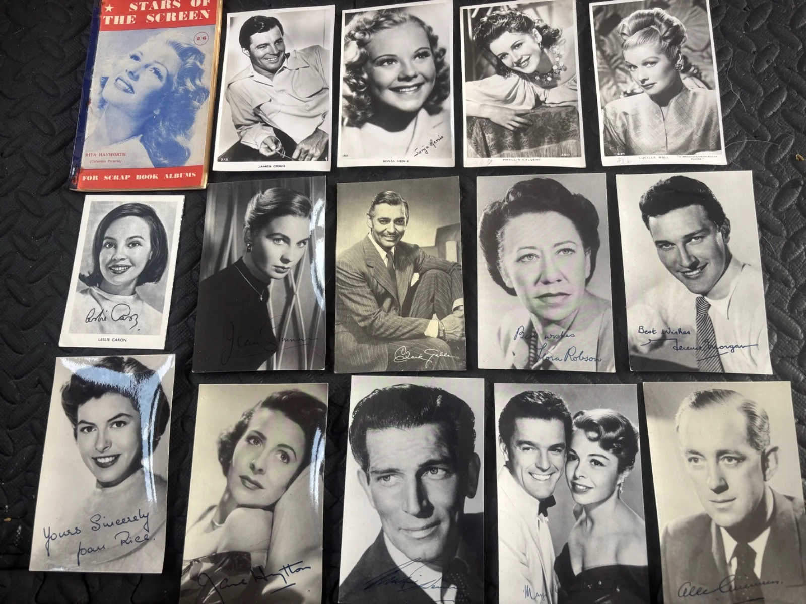1960s Film Star promotional Postcards, image 2