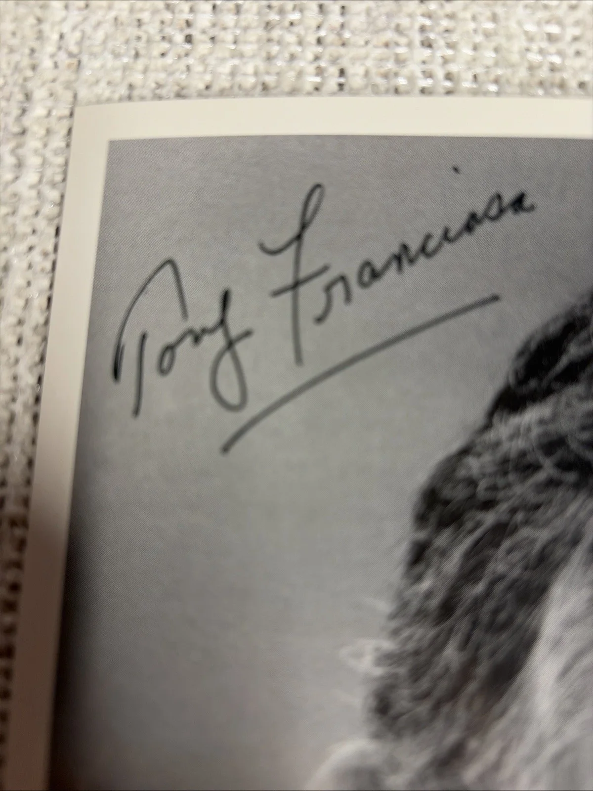 Tony Franciosa Autographed Picture, image 4
