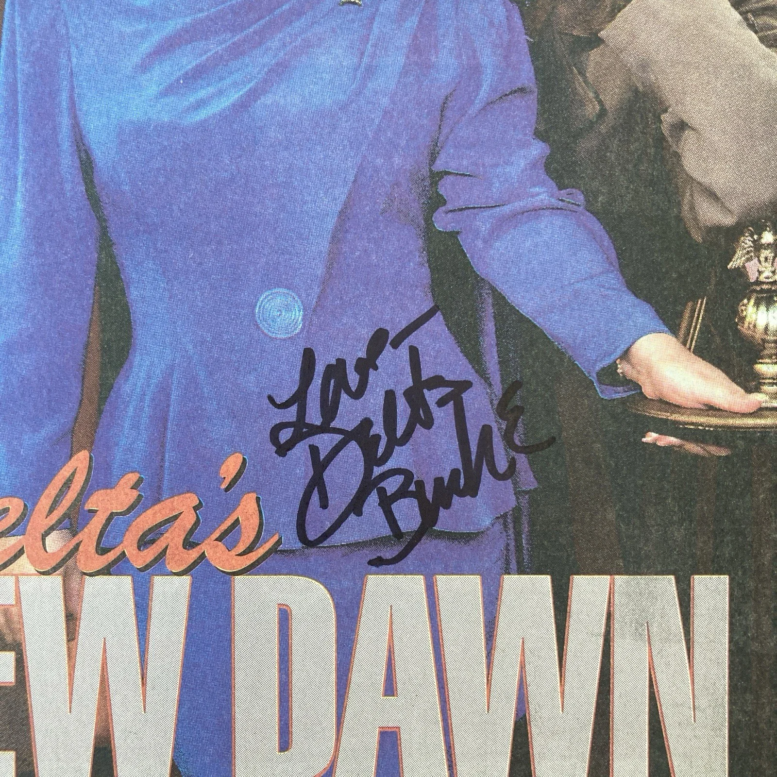 Delta Burke — Delta Burke Signed Newsday Local TV Guide NY January 1 1995 - Women of the House, изображение 2
