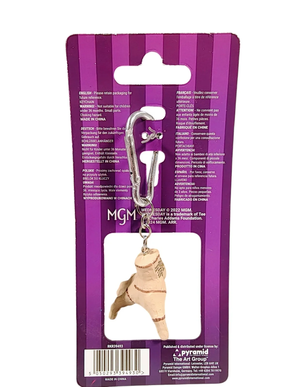 Wednesday Thing 3D Polyresin Keyring - Adams Family, image 5