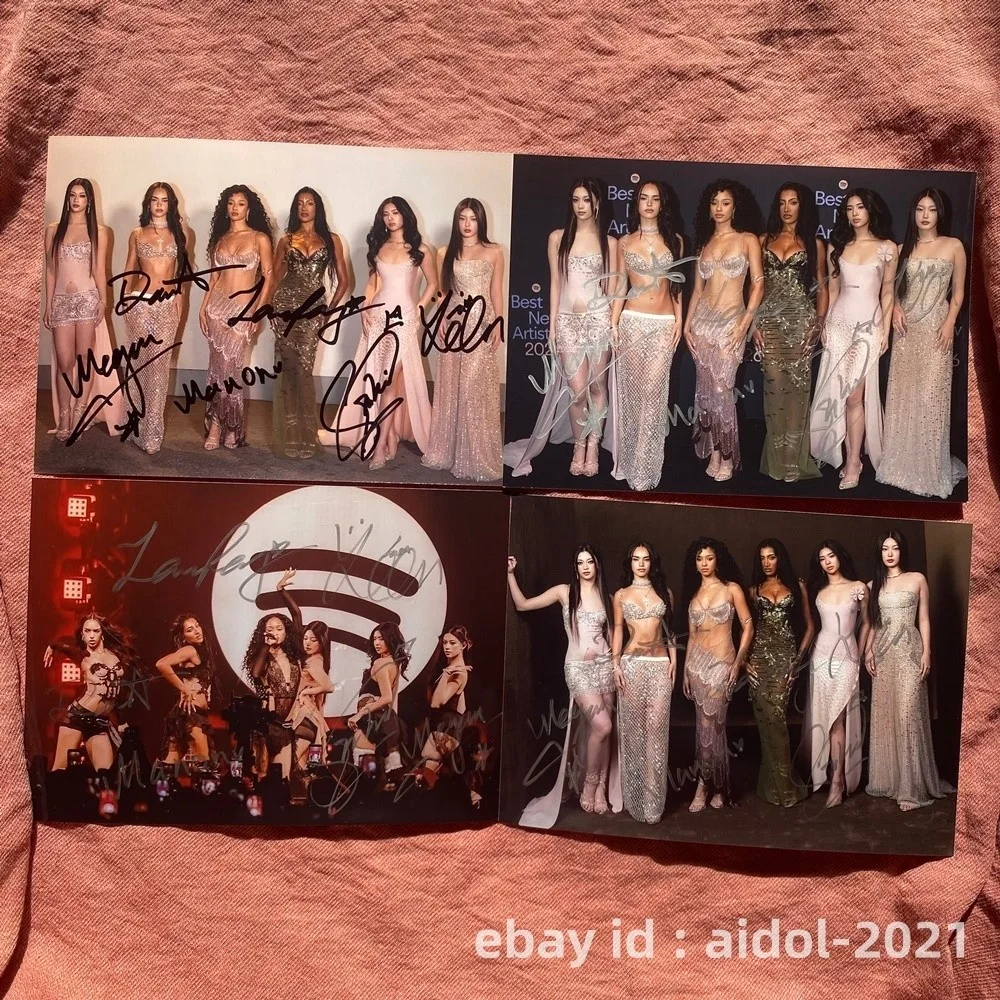 KATSEYE Autographed Signed Group Photo Gifts Collection Rare 5*7 2026, image 2