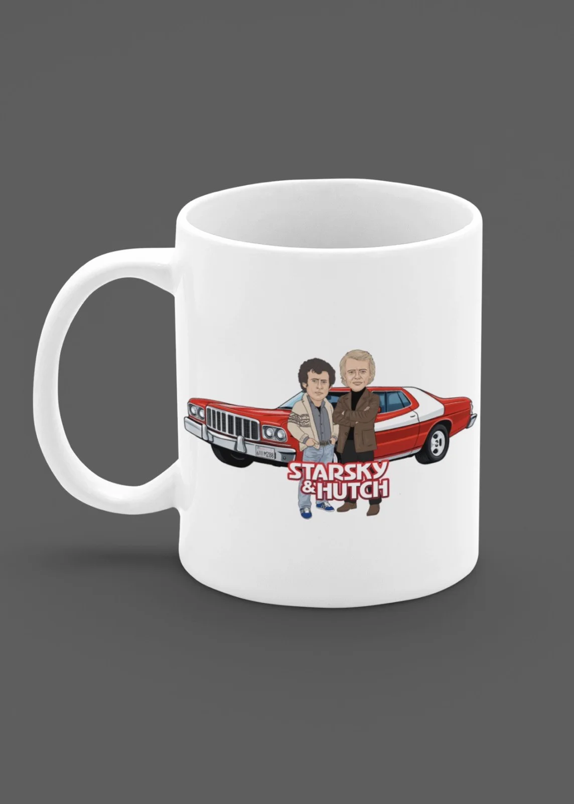 Starsky and Hutch 70s tv show Cartoon Graphic art Mug, изображение 2
