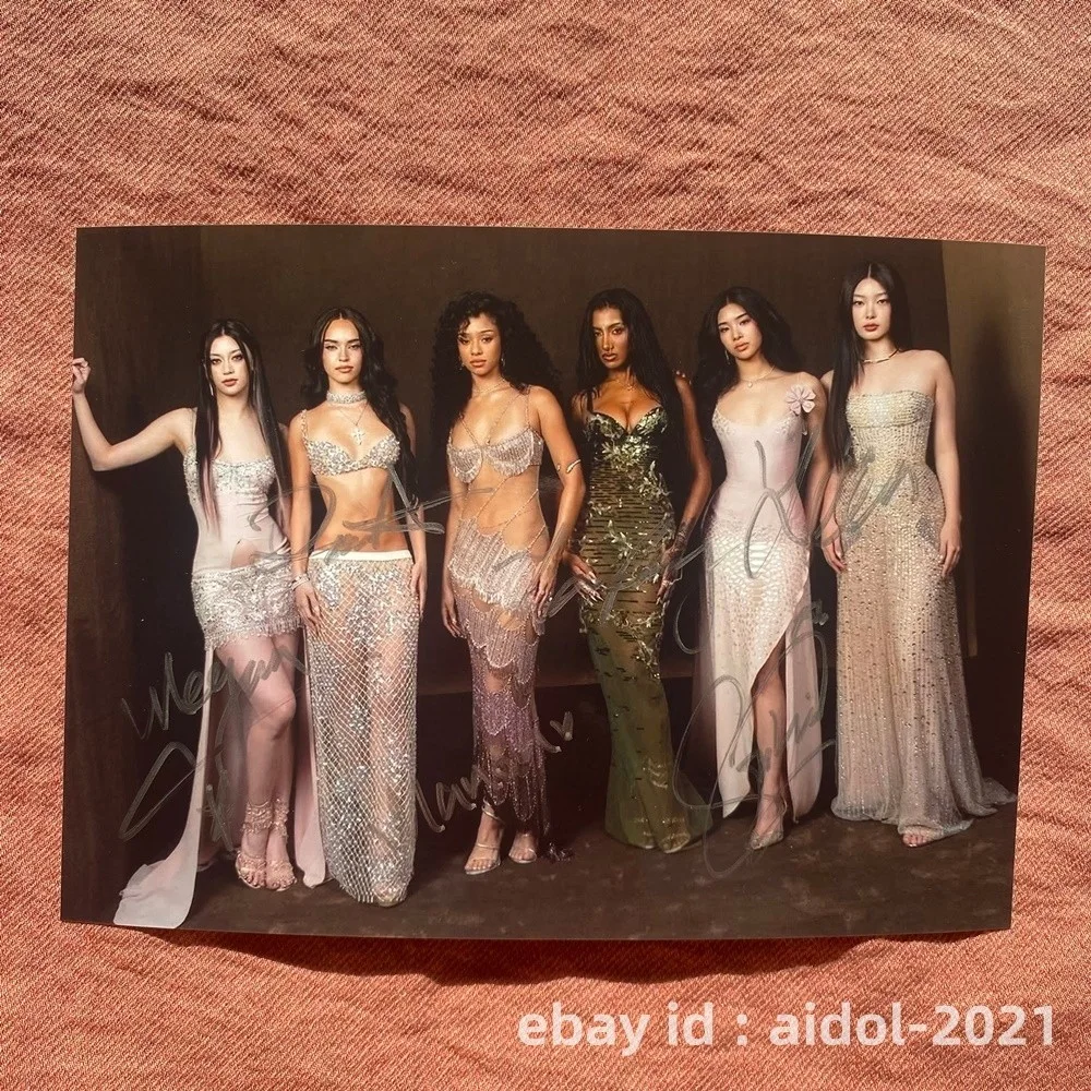 KATSEYE Autographed Signed Group Photo Gifts Collection Rare 5*7 2026, image 4