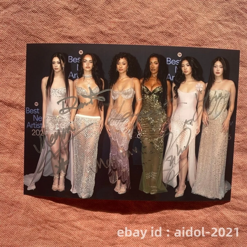 KATSEYE Autographed Signed Group Photo Gifts Collection Rare 5*7 2026, image 3