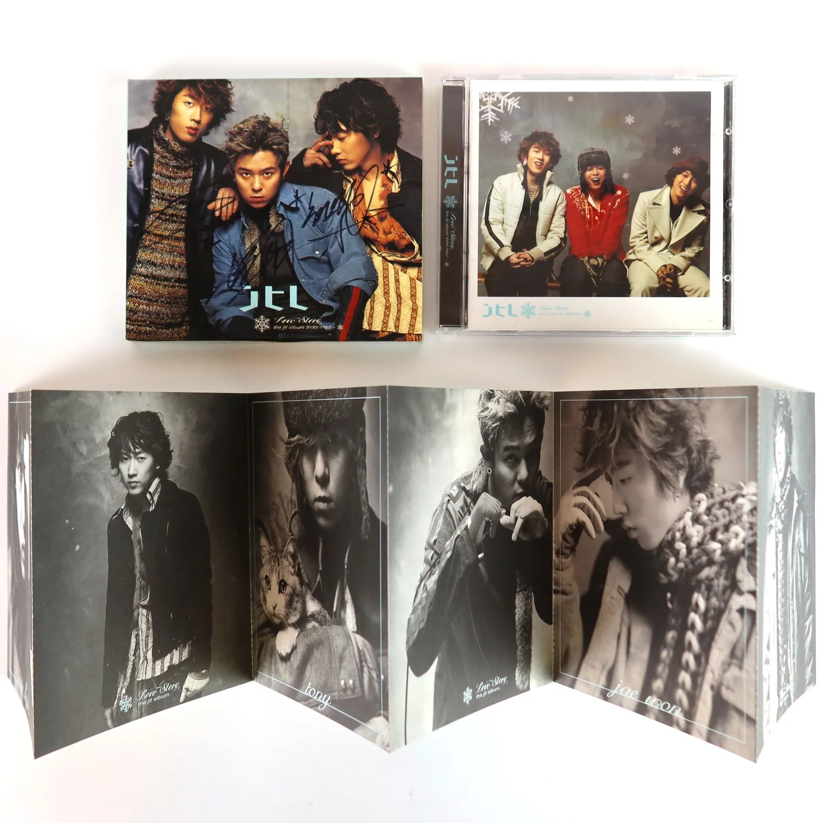 JTL - Love Story Signed Album CD Promo K-Pop 2002 H.O.T, изображение 3