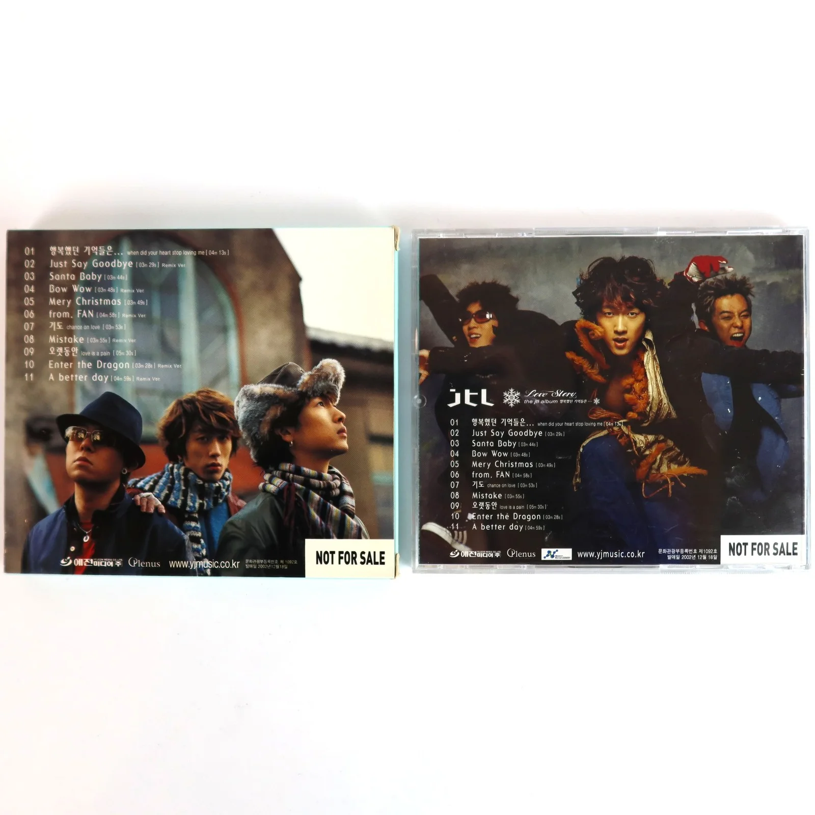 JTL - Love Story Signed Album CD Promo K-Pop 2002 H.O.T, изображение 4