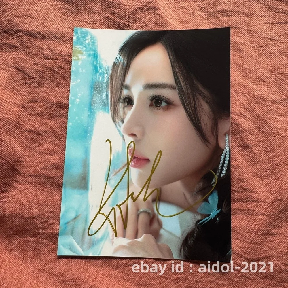 Gulnazar Autographed Signed Photo 5*7 Chinese Star Collection 古力娜扎 2026C, изображение 4
