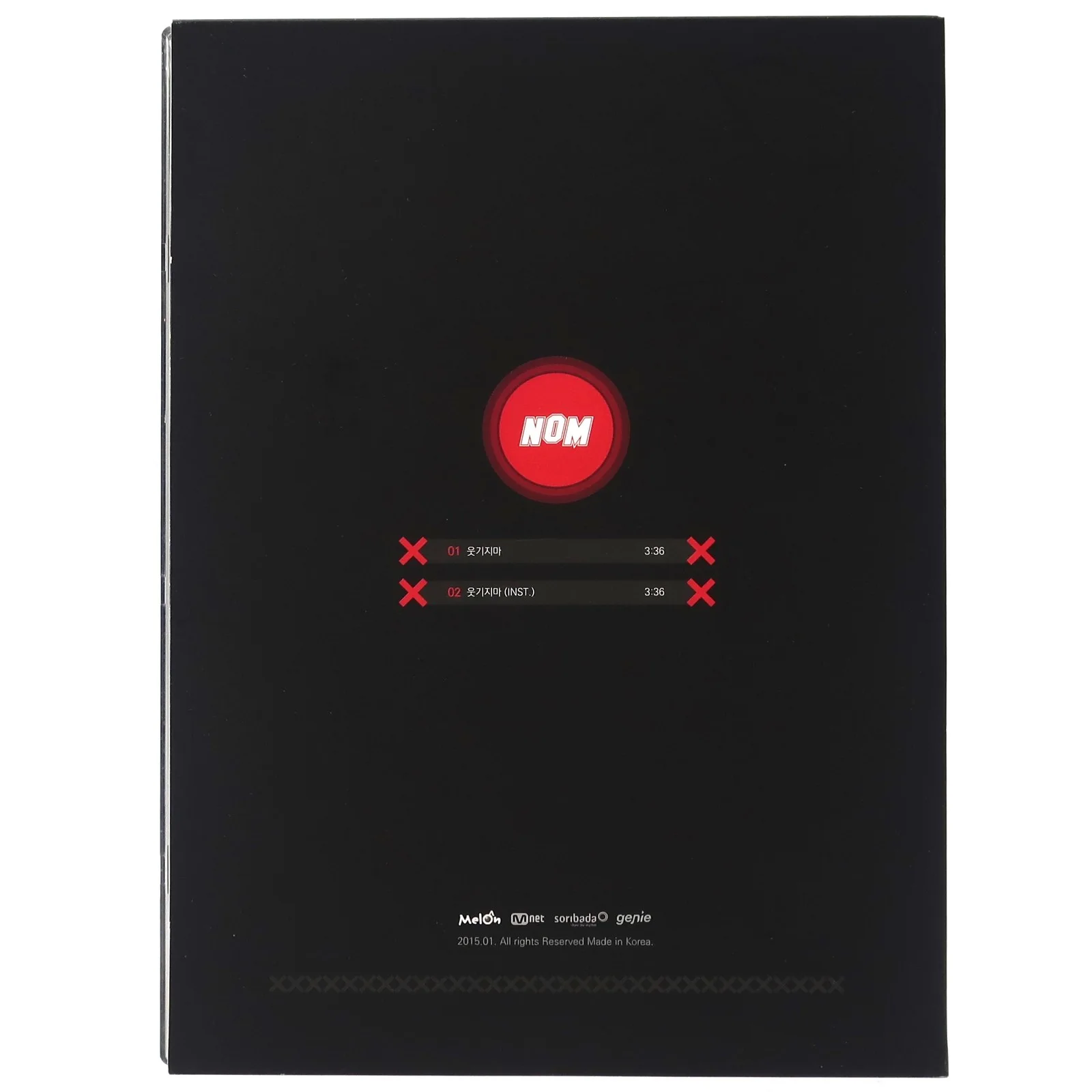 Nom - Kidding Me 3rd Single Album Signed Autographed CD Promo K-Pop 2015, image 2