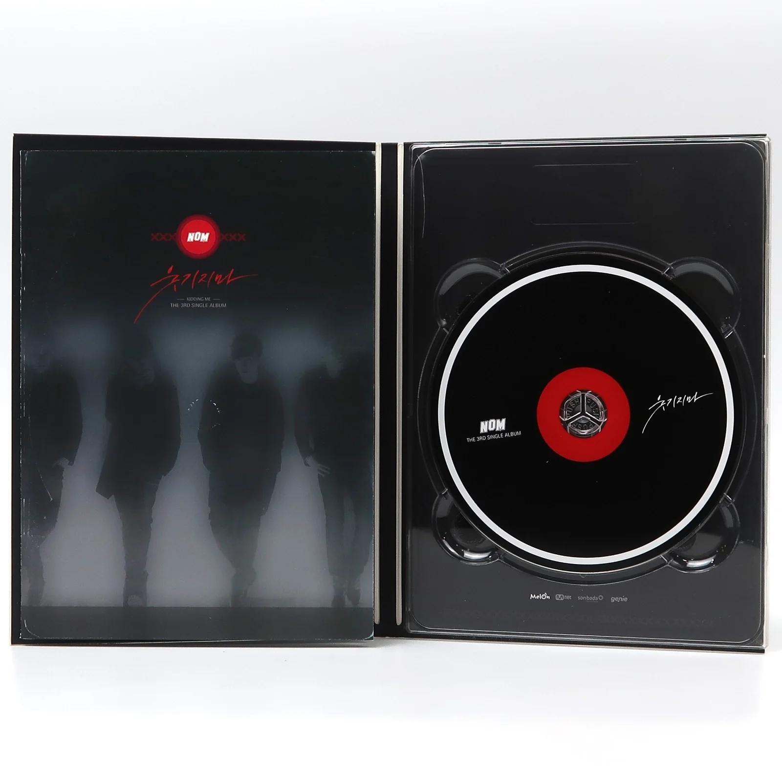 Nom - Kidding Me 3rd Single Album Signed Autographed CD Promo K-Pop 2015, image 3