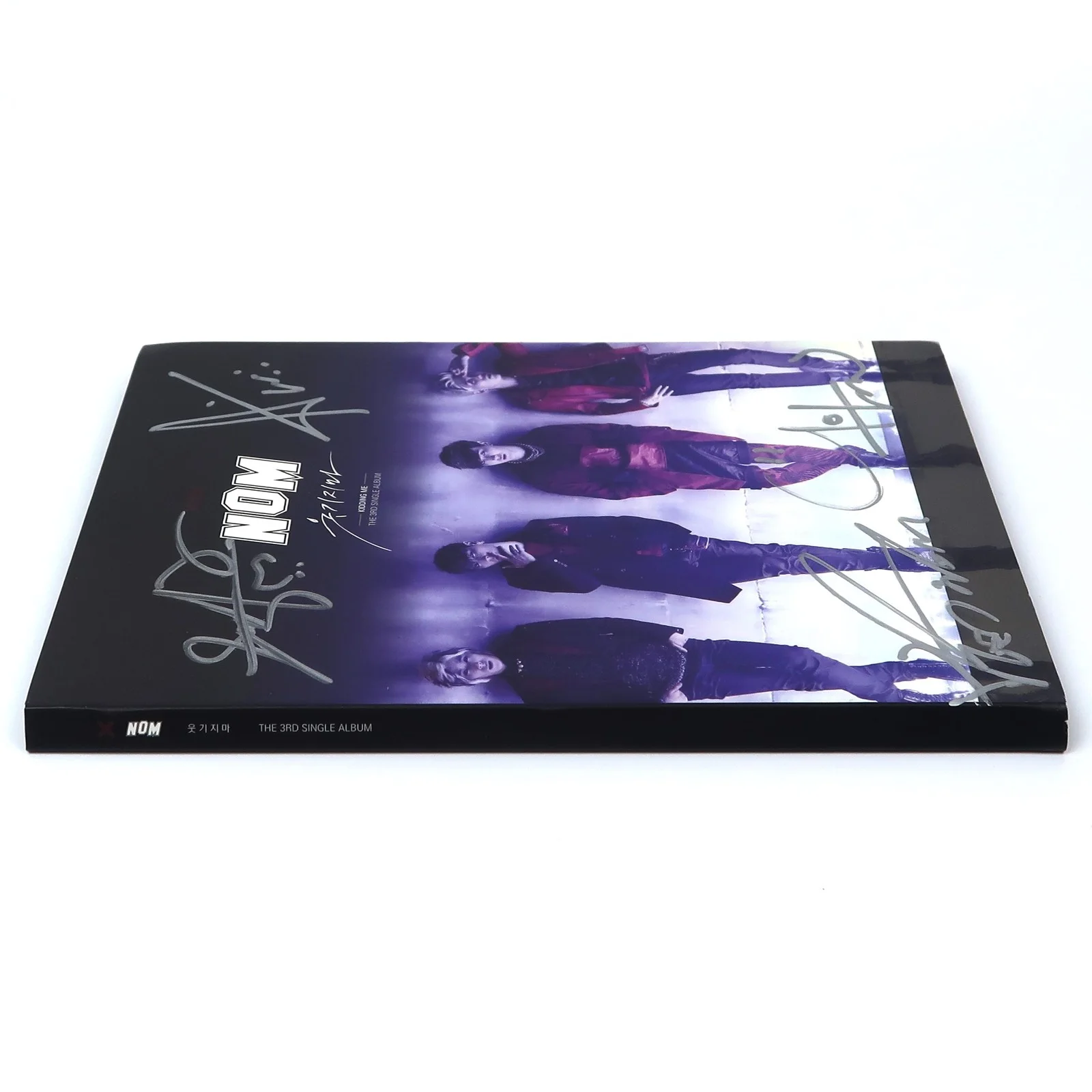 Nom - Kidding Me 3rd Single Album Signed Autographed CD Promo K-Pop 2015, image 4