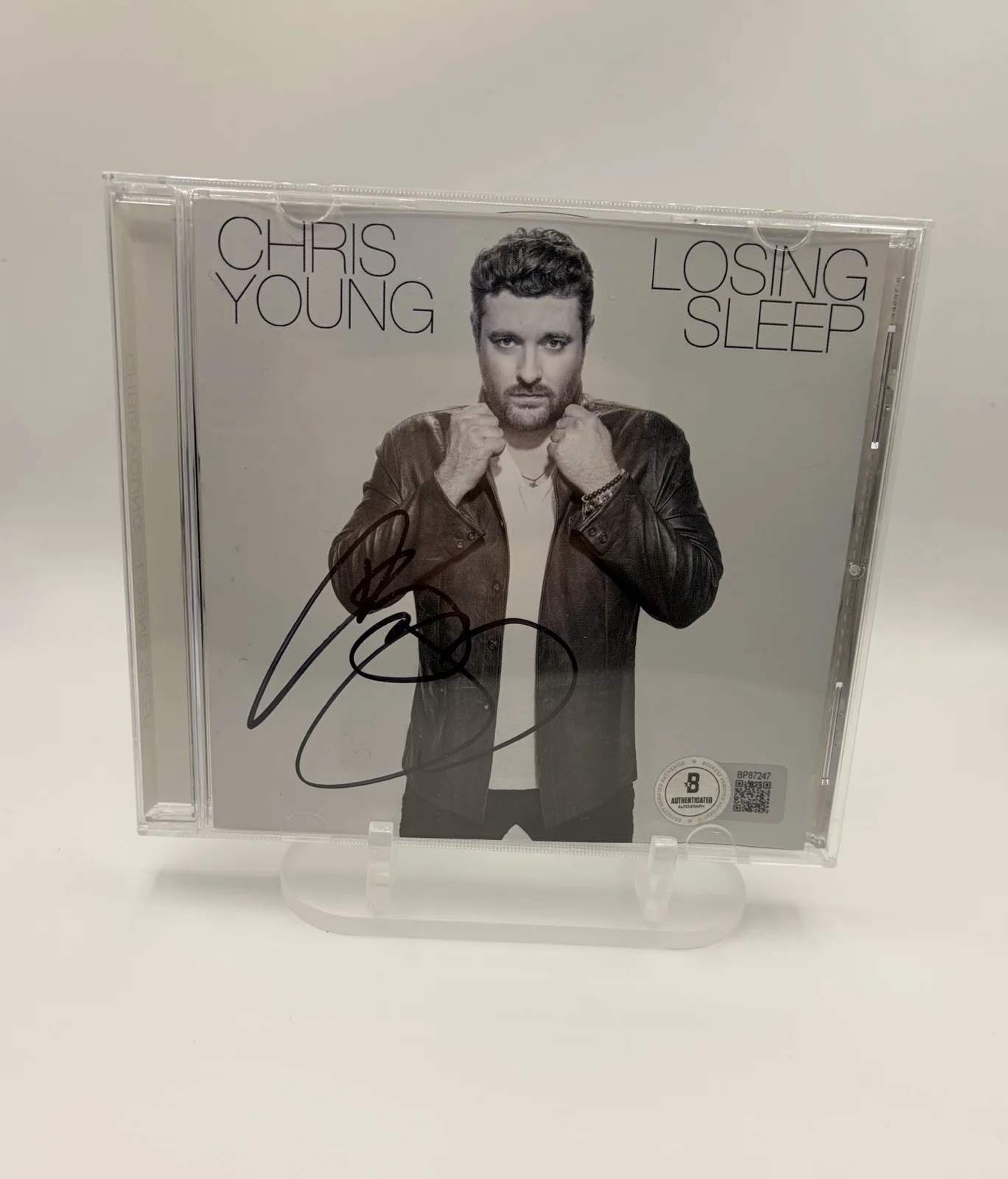 Chris Young Signed “Losing Sleep” CD Booklet Autographed Beckett BAS Certified, image 3