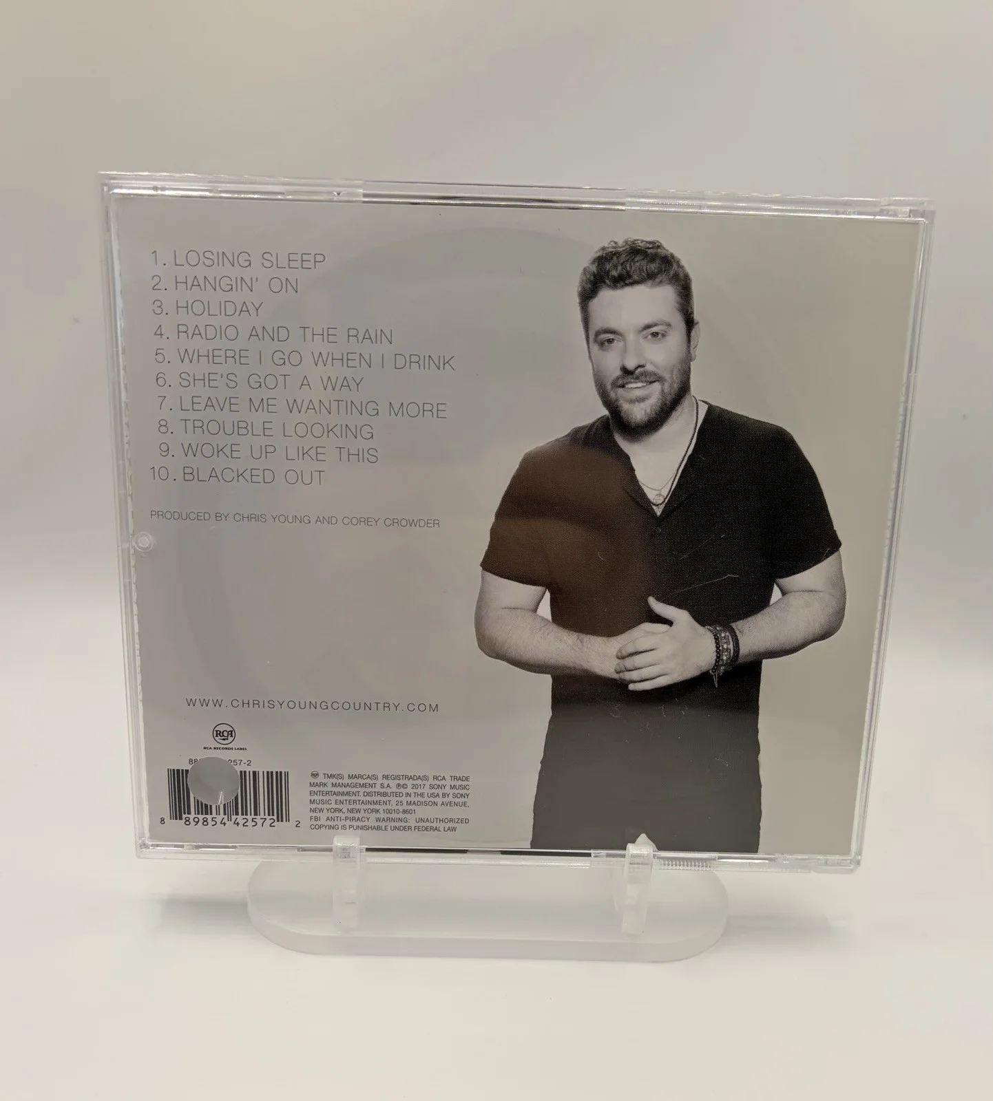 Chris Young Signed “Losing Sleep” CD Booklet Autographed Beckett BAS Certified, image 4