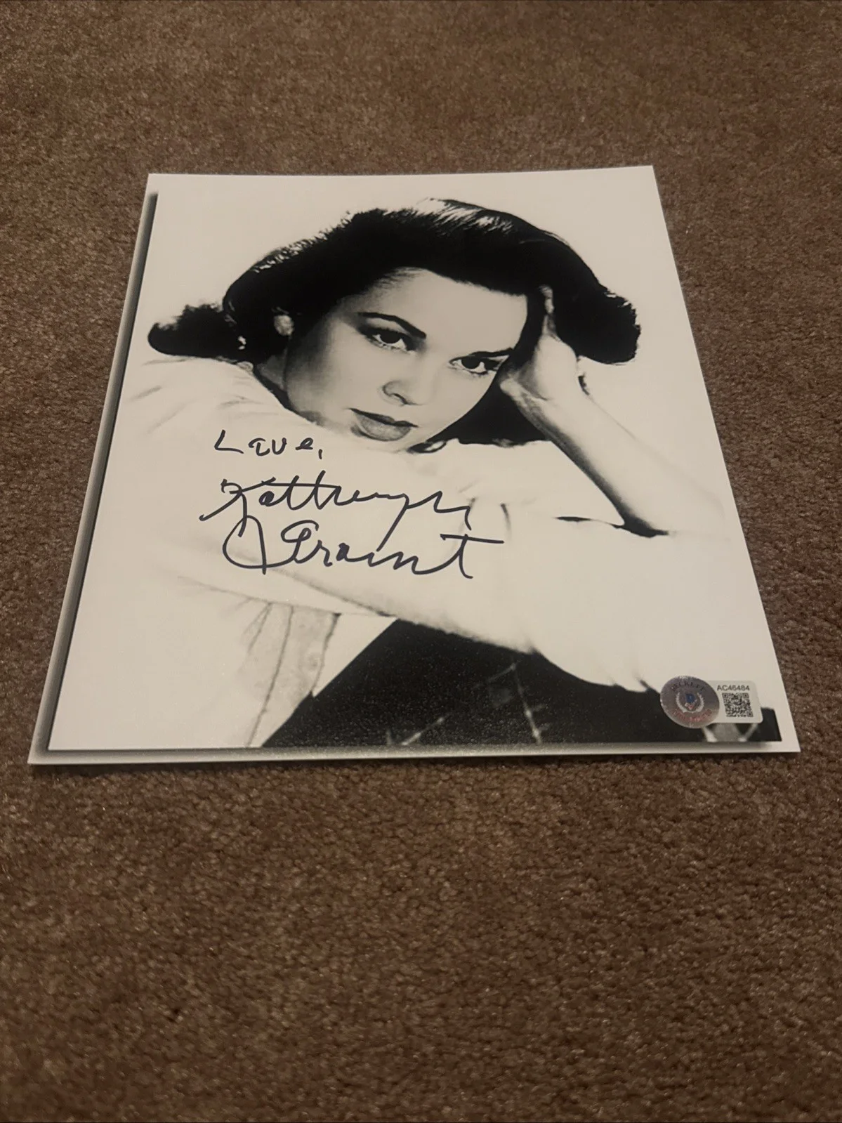 Kathryn Grant — KATHRYN GRANT SIGNED 8X10 PHOTO BECKETT BAS COA SEXY HOT